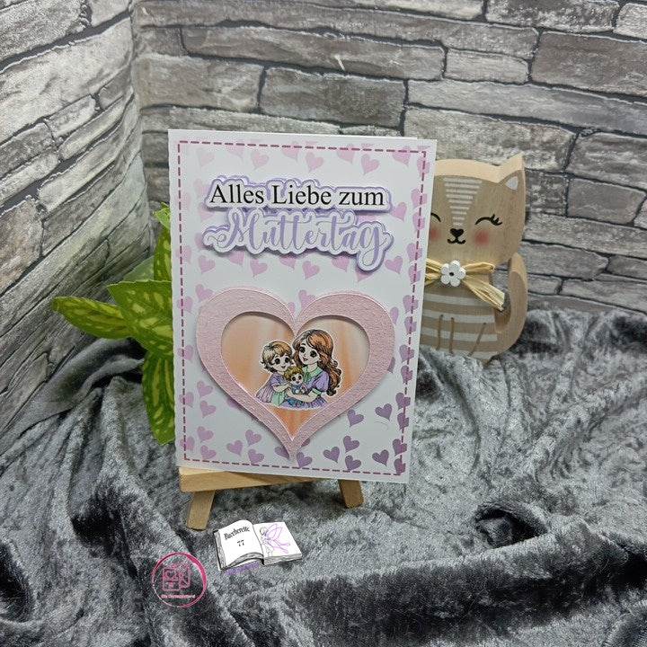 Digiset Mama ist die Beste, Plotterdatei, Sublimation, Digistamp, Digipaper - Sewando