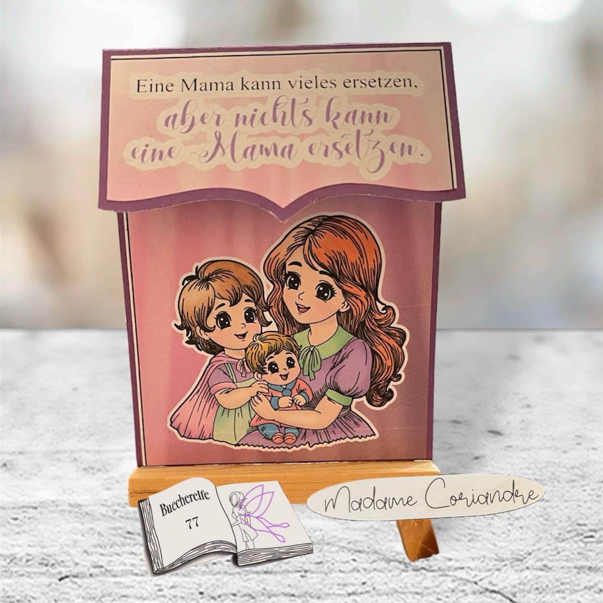 Digiset Mama ist die Beste, Plotterdatei, Sublimation, Digistamp, Digipaper - Sewando