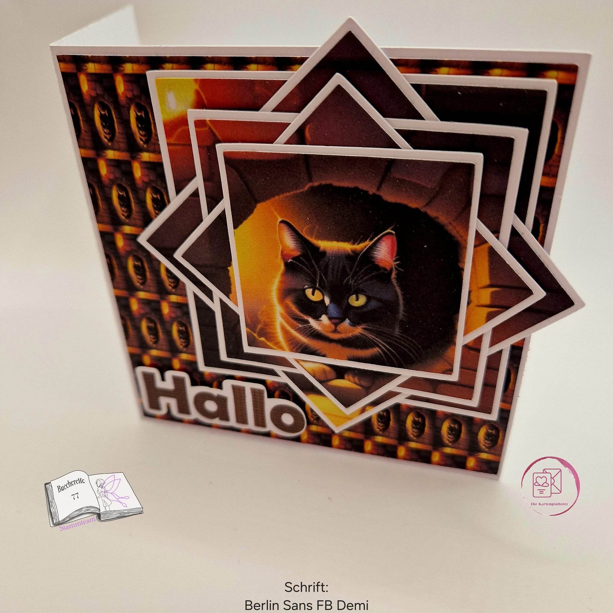 Digipapier crazy cats Digistamp, Sublimation - Sewando