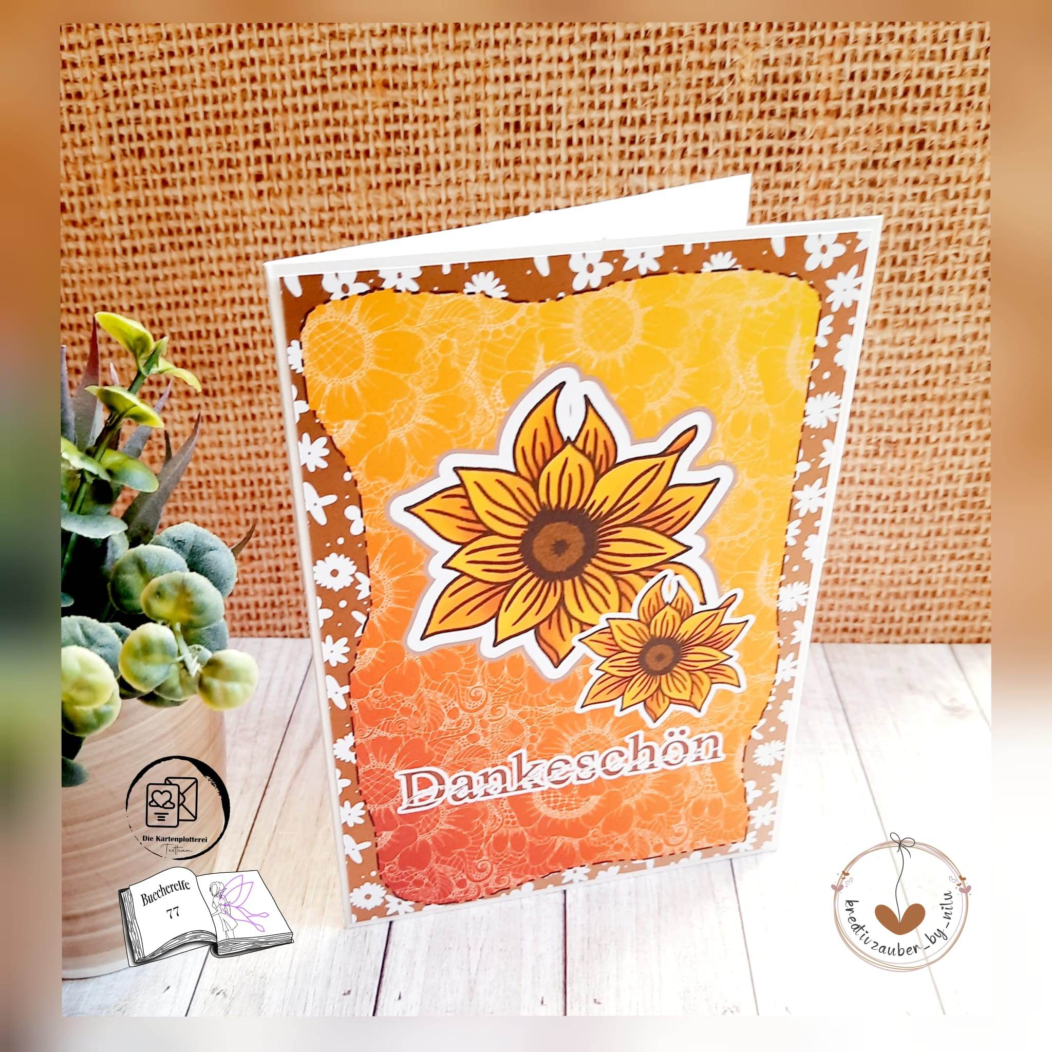 Digiset Blütenkreis, Digistamp, Digipaper, Plotterdatei, Sublimation, Druck - Sewando