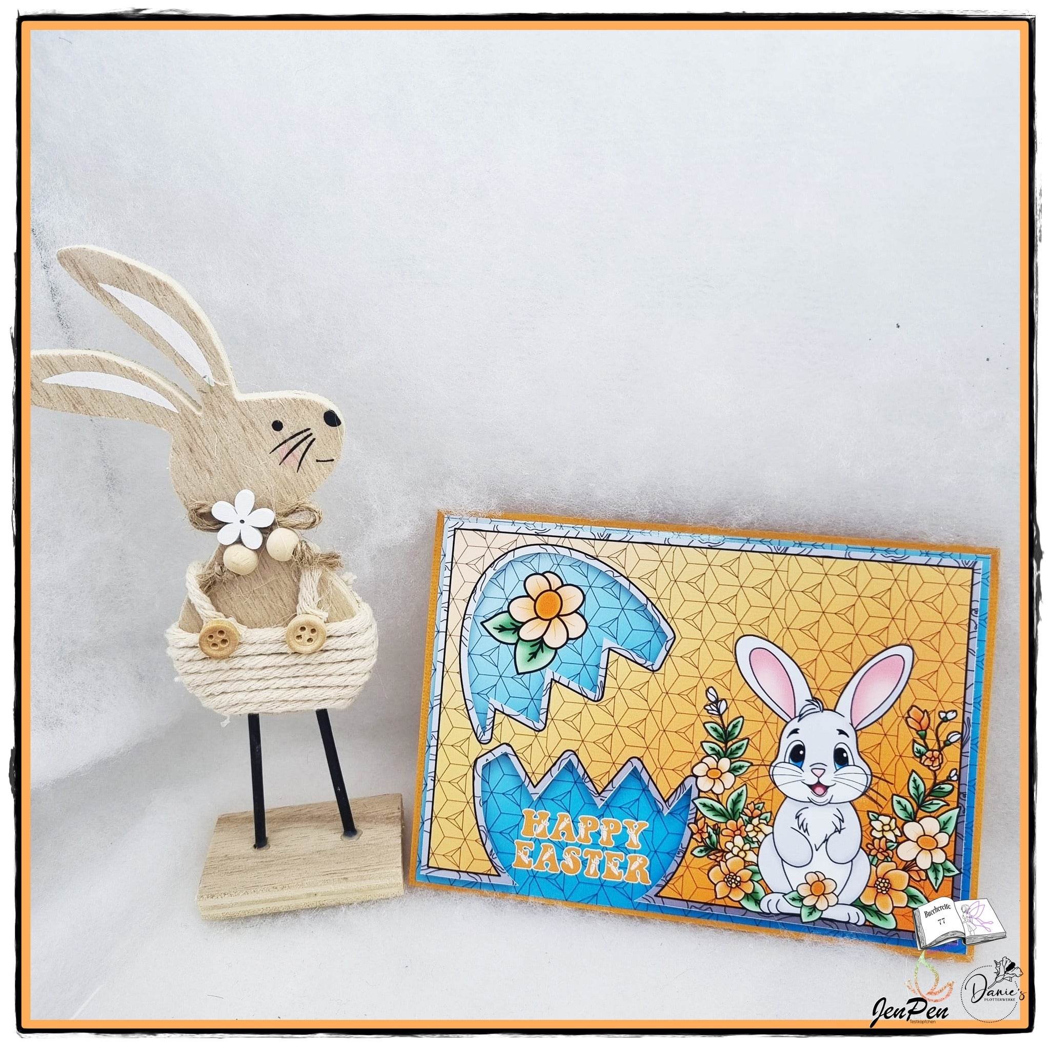 Digiset Frühlingshasi, Plotten, Sublimation, Drucken, Digistamp - Sewando