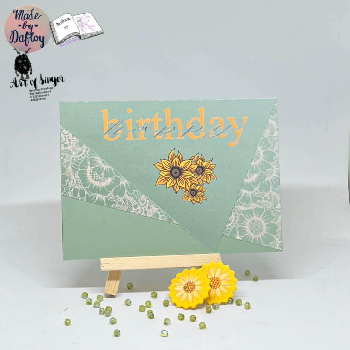 Digiset Blütenkreis, Digistamp, Digipaper, Plotterdatei, Sublimation, Druck - Sewando