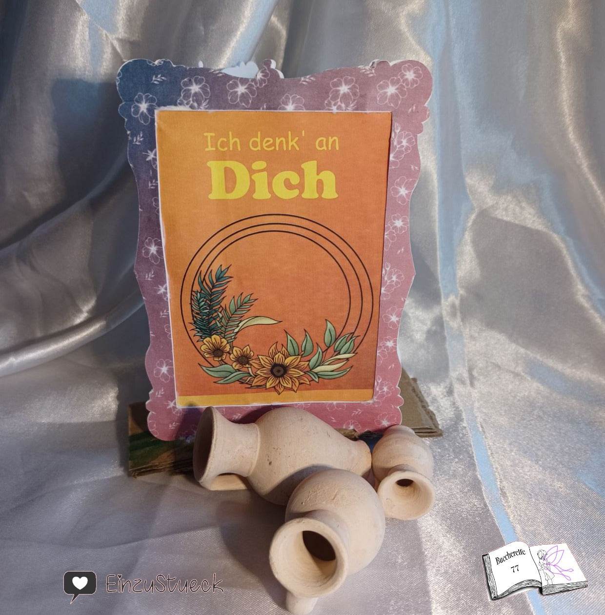 Digiset Blütenkreis, Digistamp, Digipaper, Plotterdatei, Sublimation, Druck - Sewando