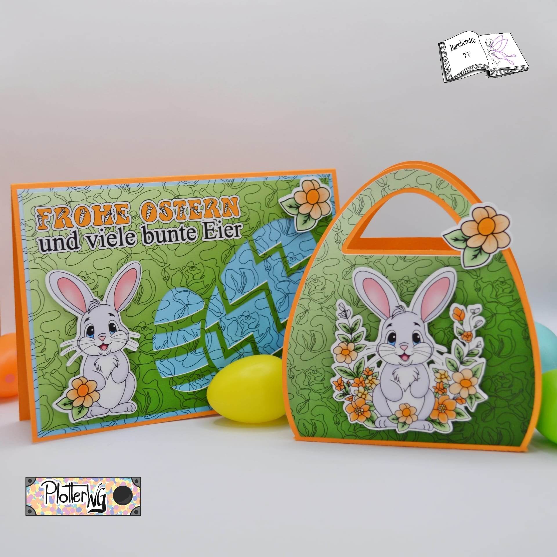 Digiset Frühlingshasi, Plotten, Sublimation, Drucken, Digistamp - Sewando