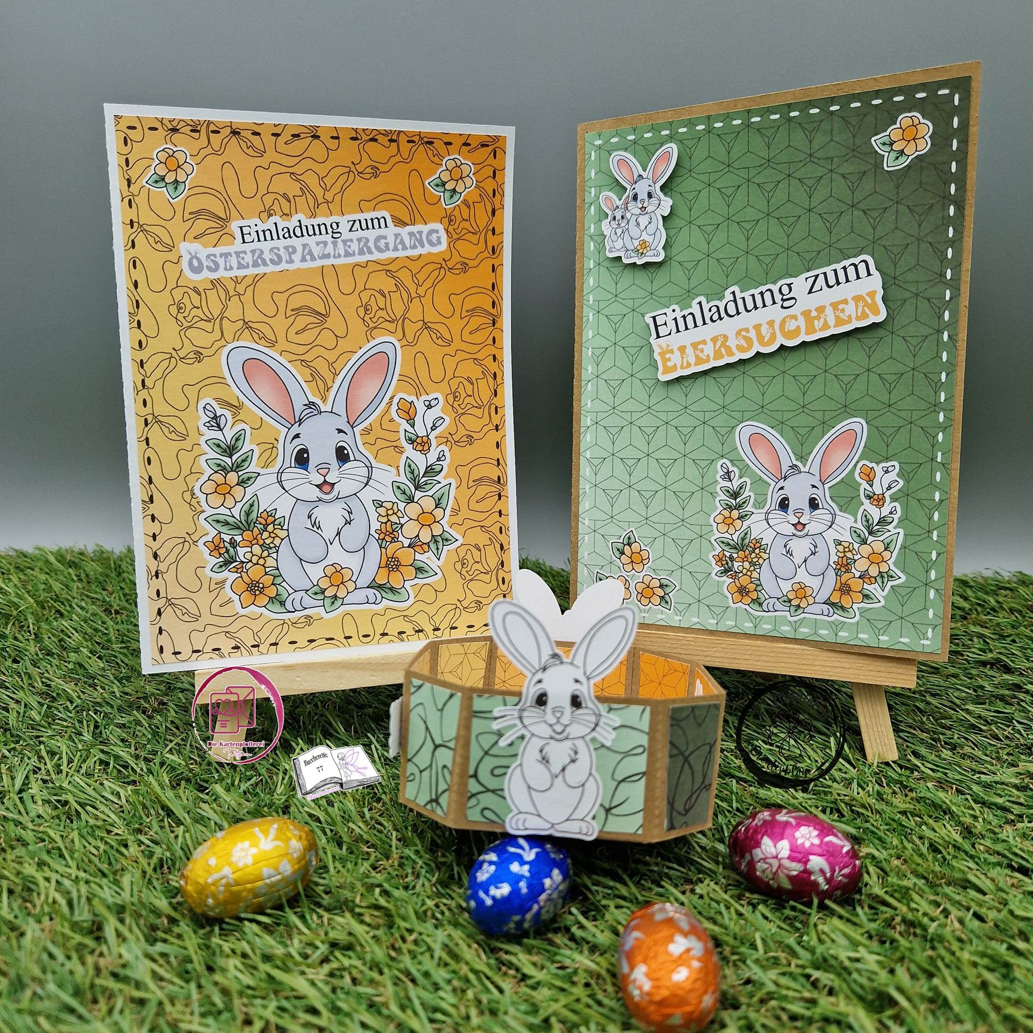 Digiset Frühlingshasi, Plotten, Sublimation, Drucken, Digistamp - Sewando