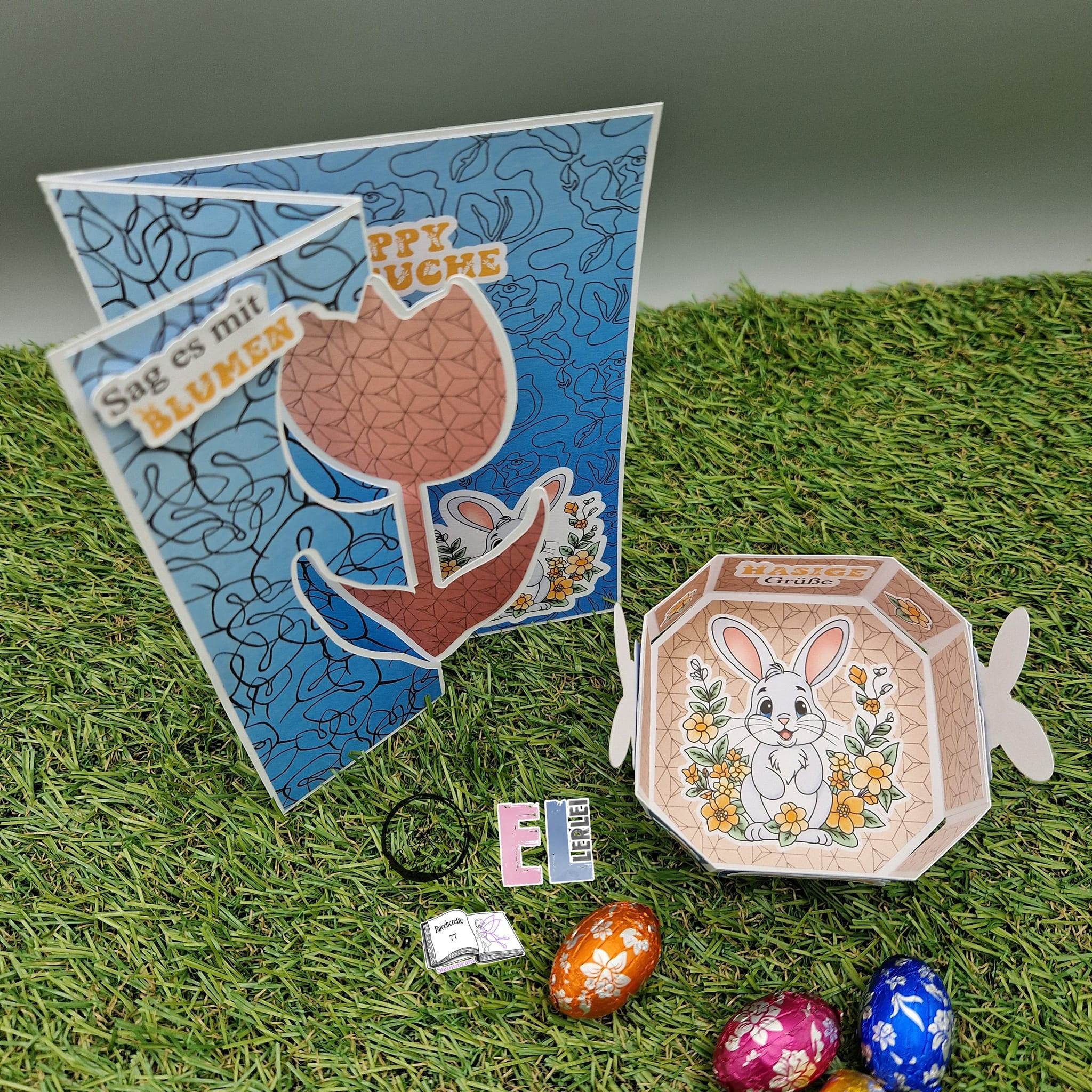 Digiset Frühlingshasi, Plotten, Sublimation, Drucken, Digistamp - Sewando