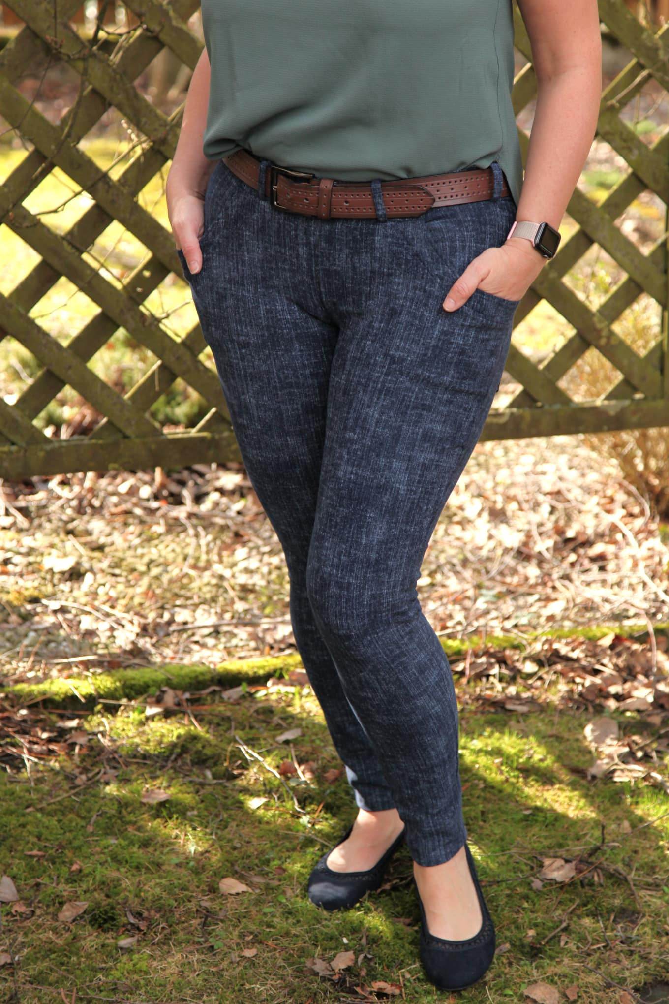 Schnittmuster Jeggings Stacey für Damen Gr. 32-46 - Sewando