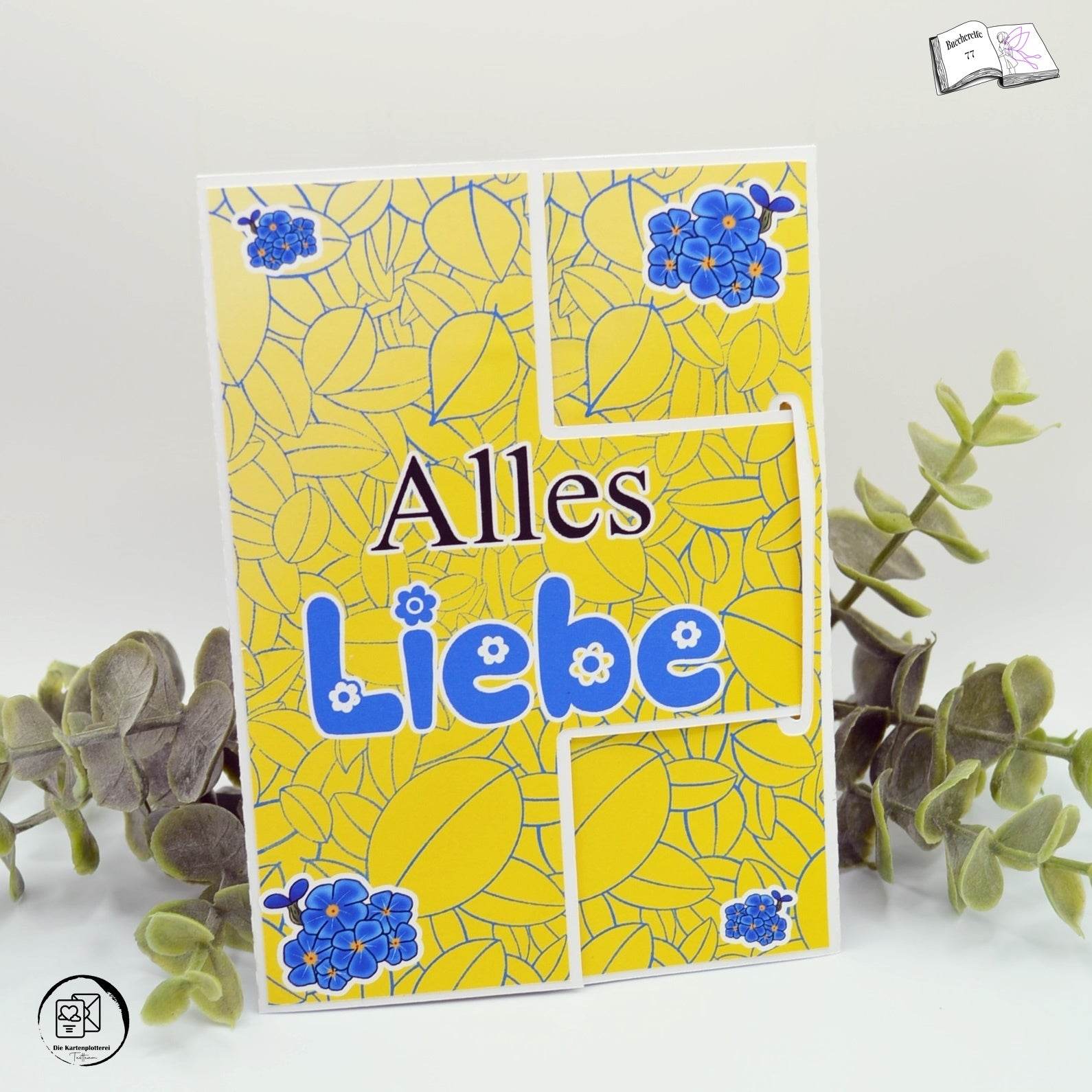 Digiset Vergissmeinnicht Plotten, Sublimation, Drucken, Digistamp, Digipaper ! - Sewando