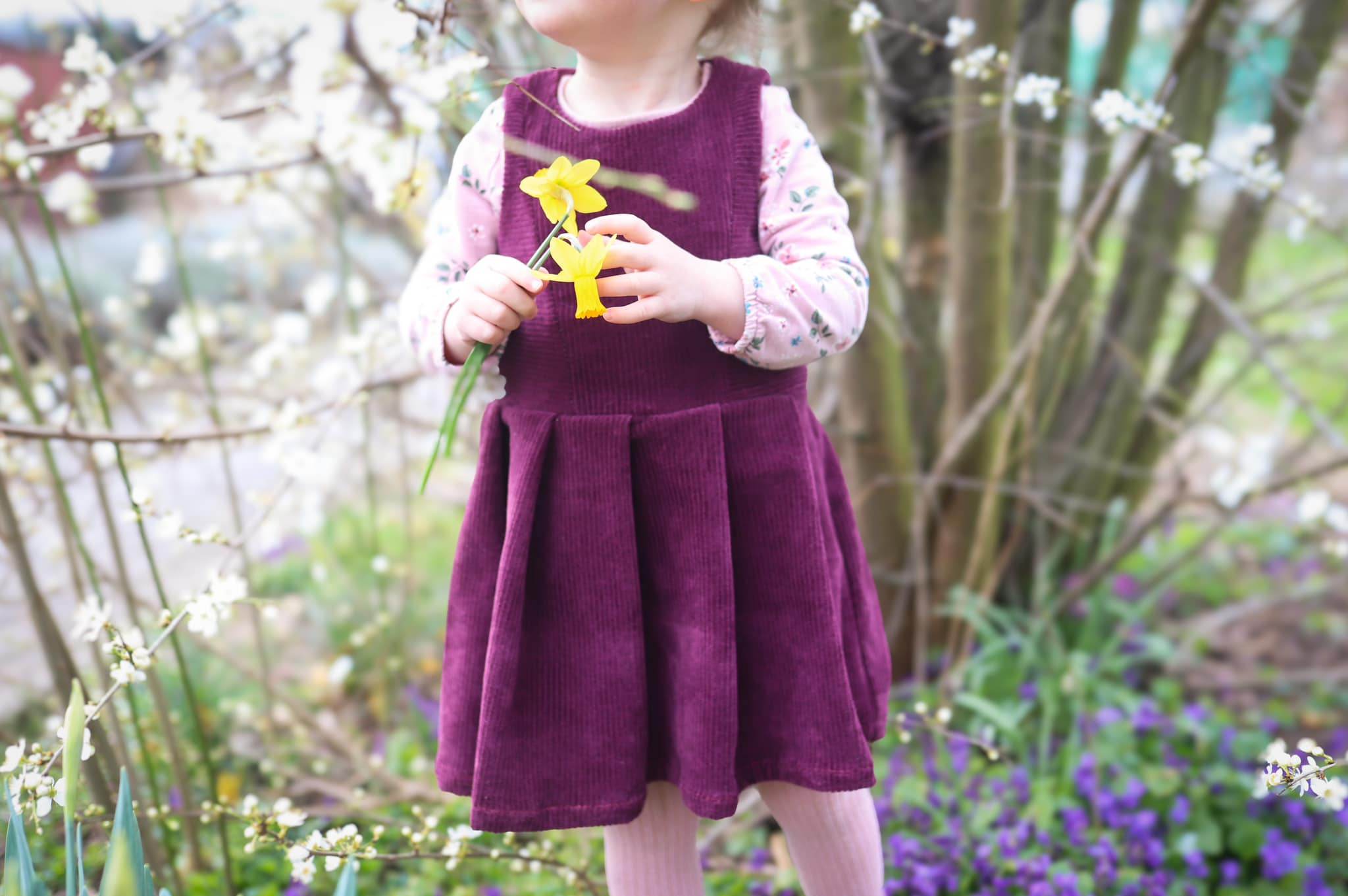 Schnittmuster Faltenzauber für dehnbare Stoffe - Kleid | PDF-Download | Größen 86-152 - Sewando