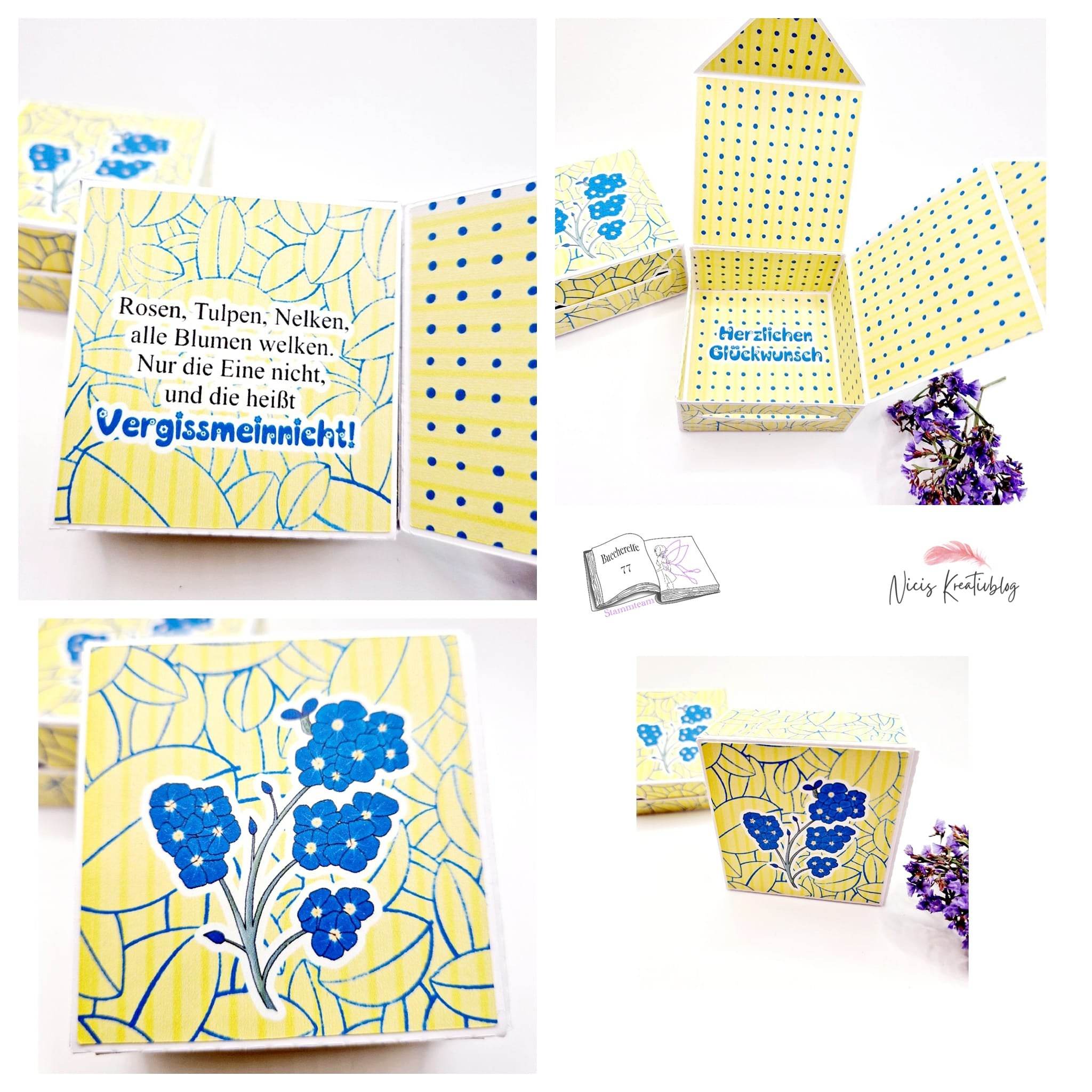 Digiset Vergissmeinnicht Plotten, Sublimation, Drucken, Digistamp, Digipaper ! - Sewando
