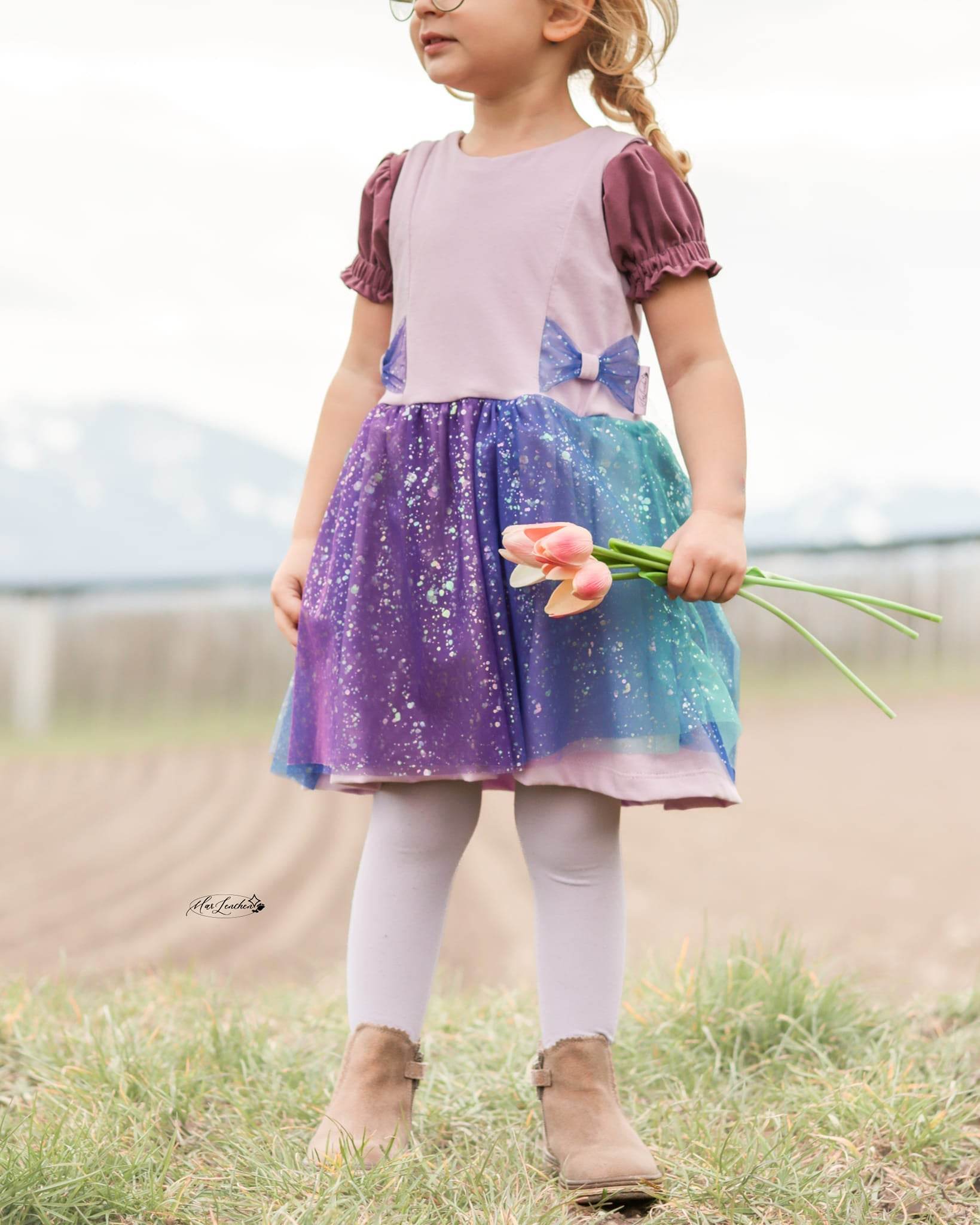 Schnittmuster Faltenzauber für dehnbare Stoffe - Kleid | PDF-Download | Größen 86-152 - Sewando