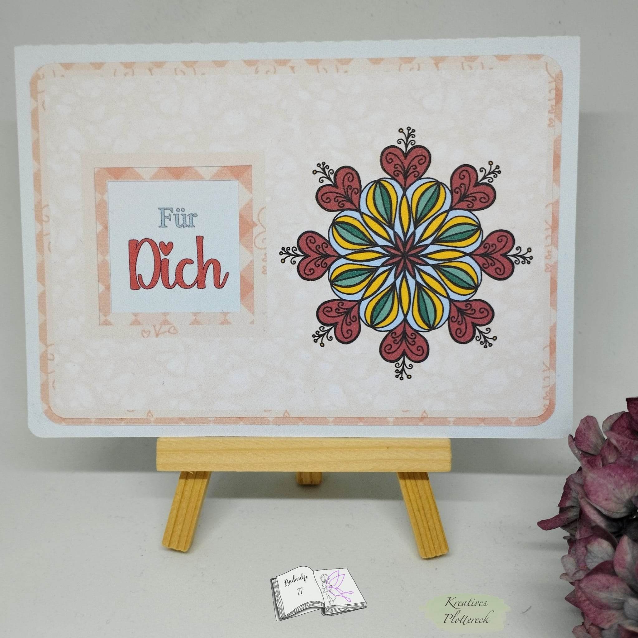 Digistamp Herz Mandala, Plotterdatei, Sublimation, Drucken, ! - Sewando