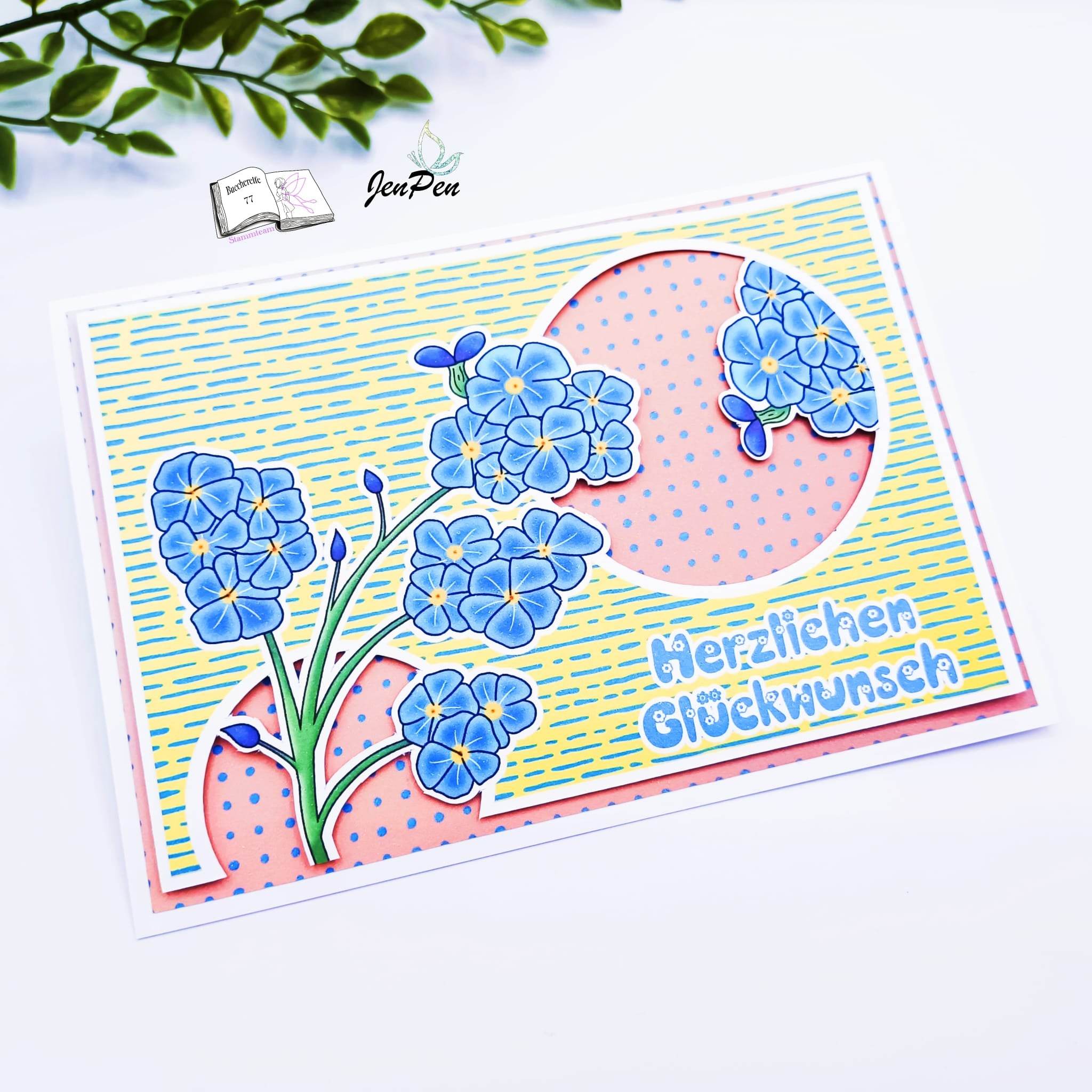 Digiset Vergissmeinnicht Plotten, Sublimation, Drucken, Digistamp, Digipaper ! - Sewando