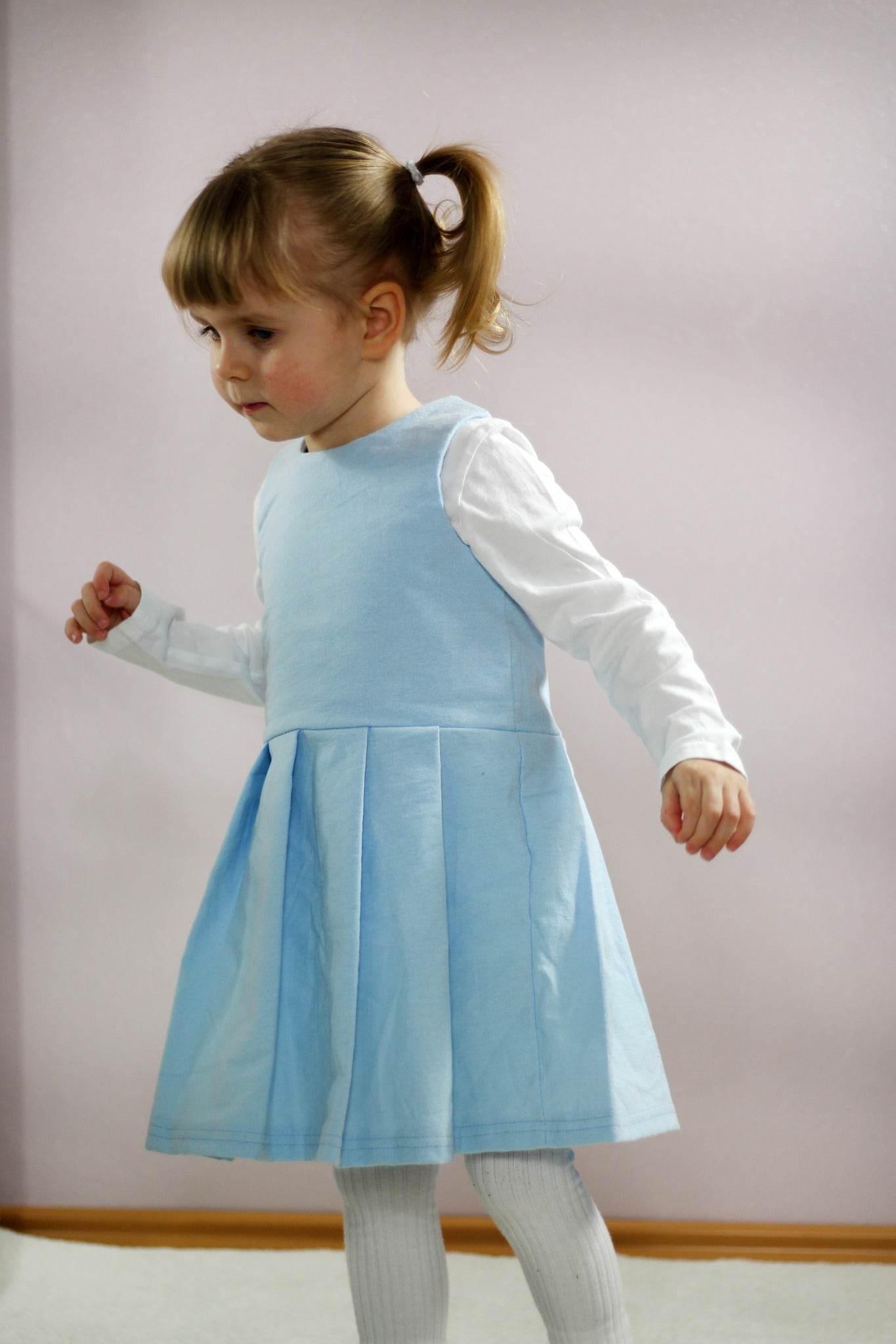 Schnittmuster Faltenglanz für Webware - Kleid | PDF-Download | Größen 86-152 - Sewando