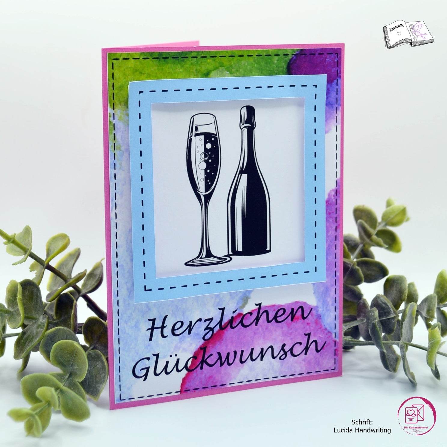 Plotterdatei Sekt Plotten, Sublimation, Drucken, Digistamp, - Sewando