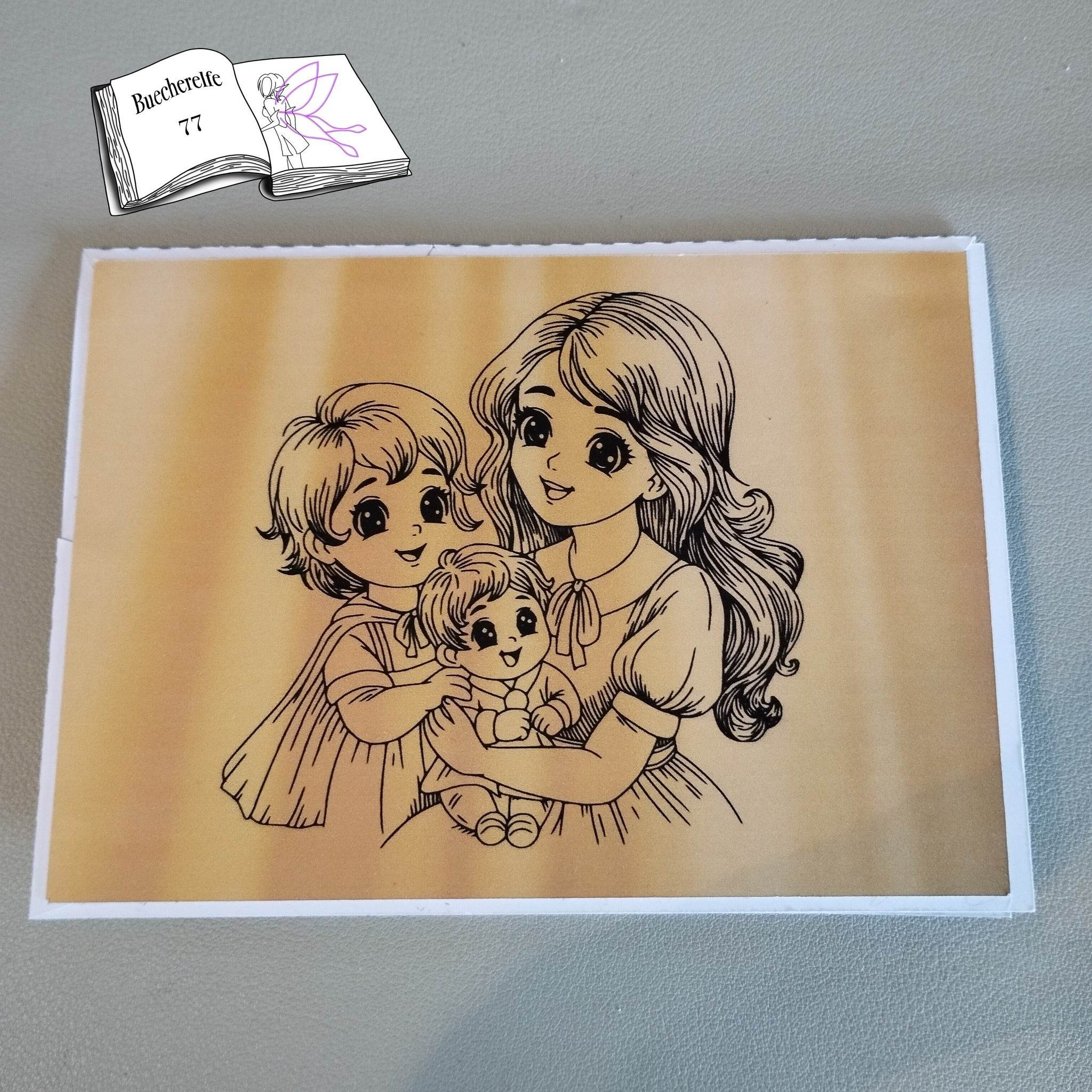 Digiset Mama ist die Beste, Plotterdatei, Sublimation, Digistamp, Digipaper - Sewando