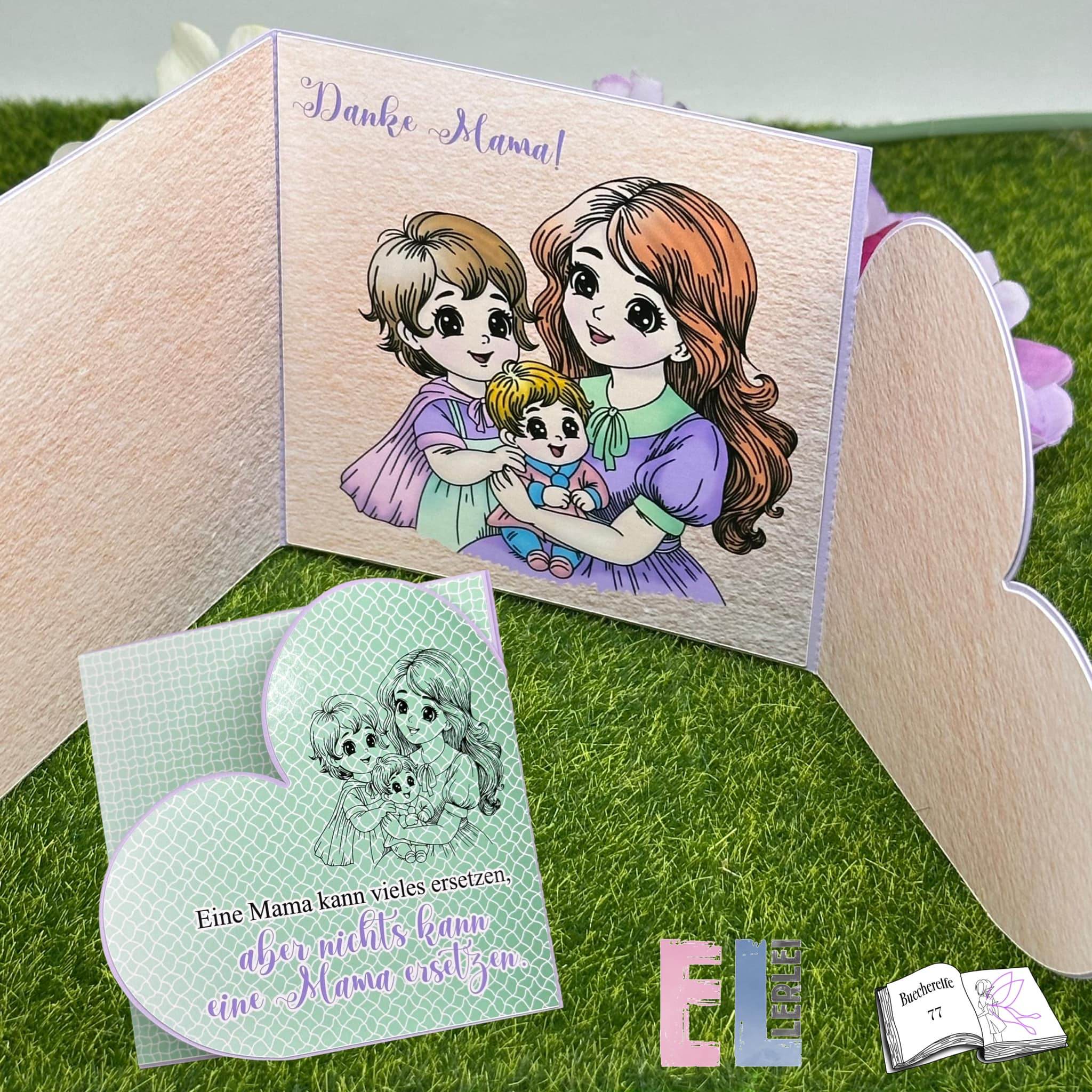Digiset Mama ist die Beste, Plotterdatei, Sublimation, Digistamp, Digipaper - Sewando