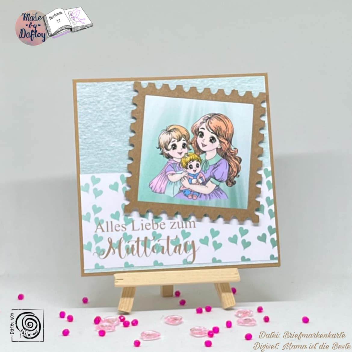 Digiset Mama ist die Beste, Plotterdatei, Sublimation, Digistamp, Digipaper - Sewando