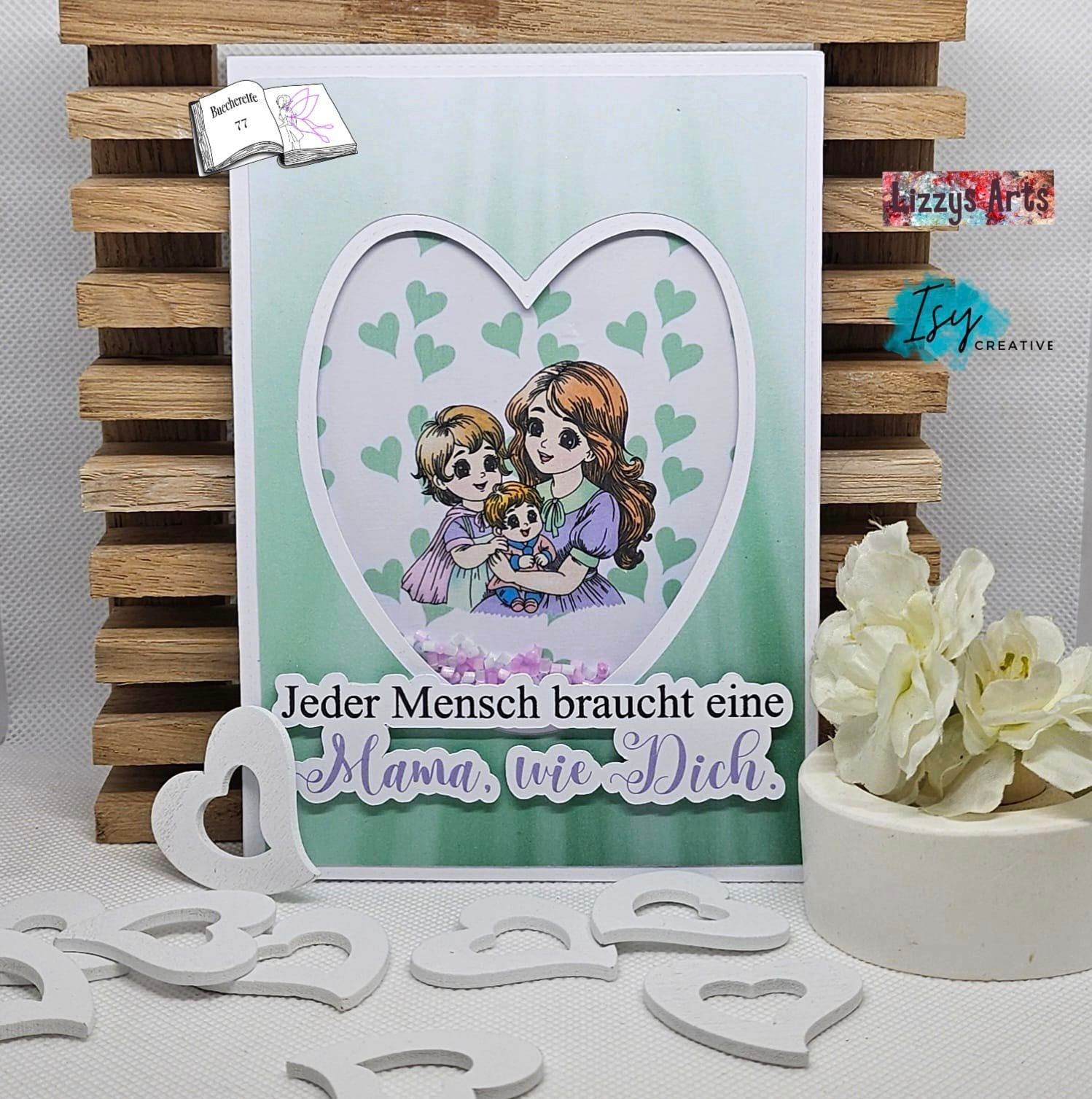 Digiset Mama ist die Beste, Plotterdatei, Sublimation, Digistamp, Digipaper - Sewando
