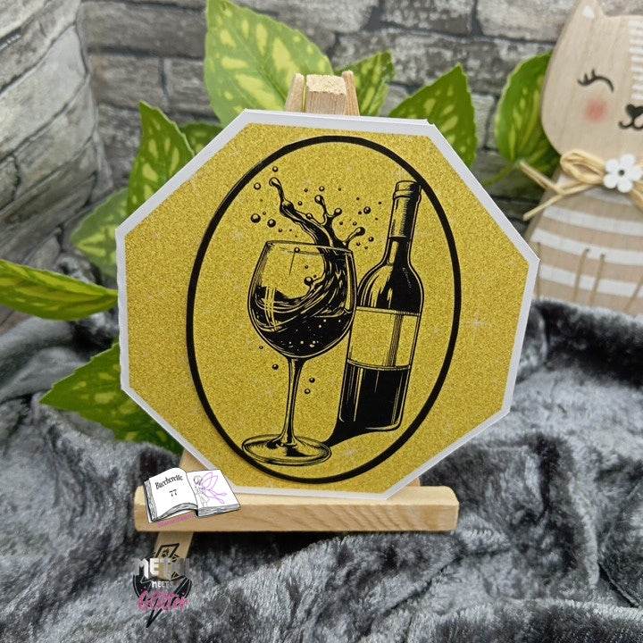 Plotterdatei Wein Sublimation, Drucken, Digistamp, - Sewando
