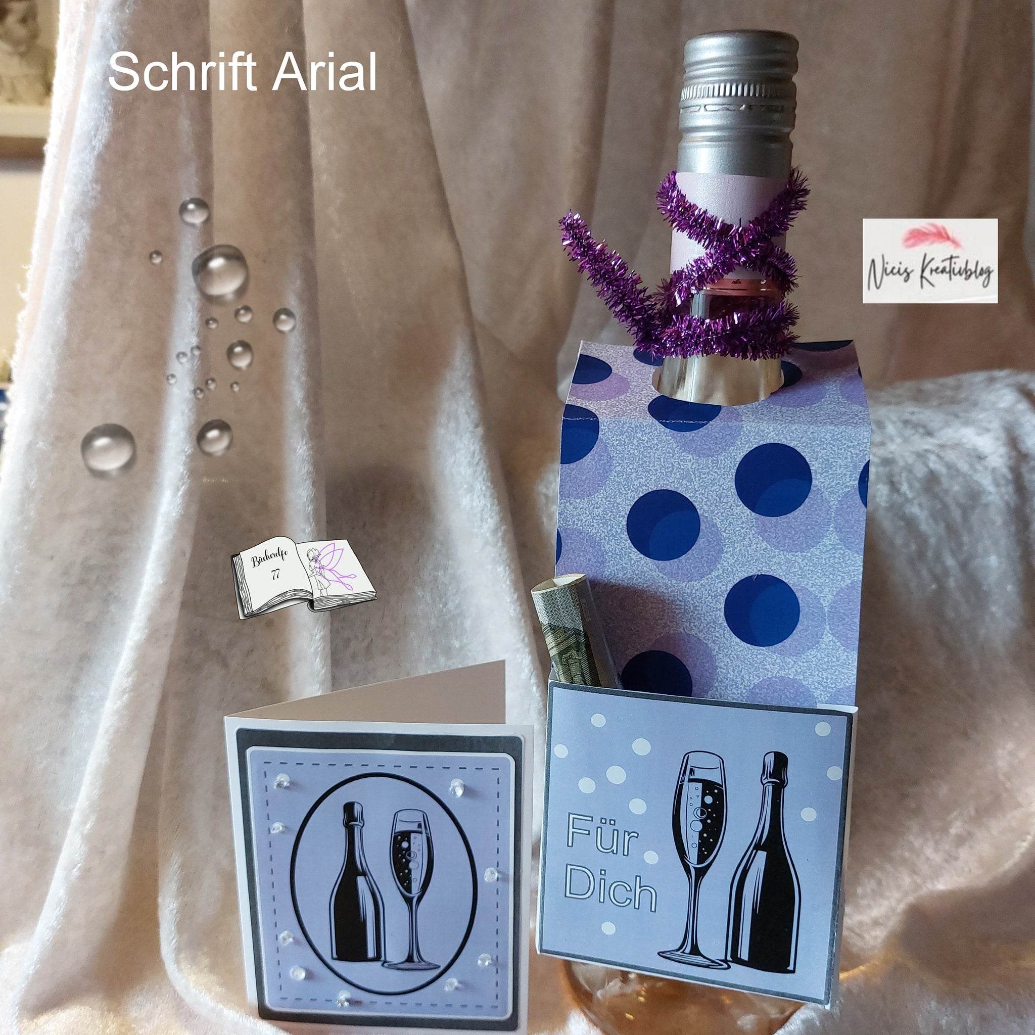 Plotterdatei Sekt Plotten, Sublimation, Drucken, Digistamp, - Sewando