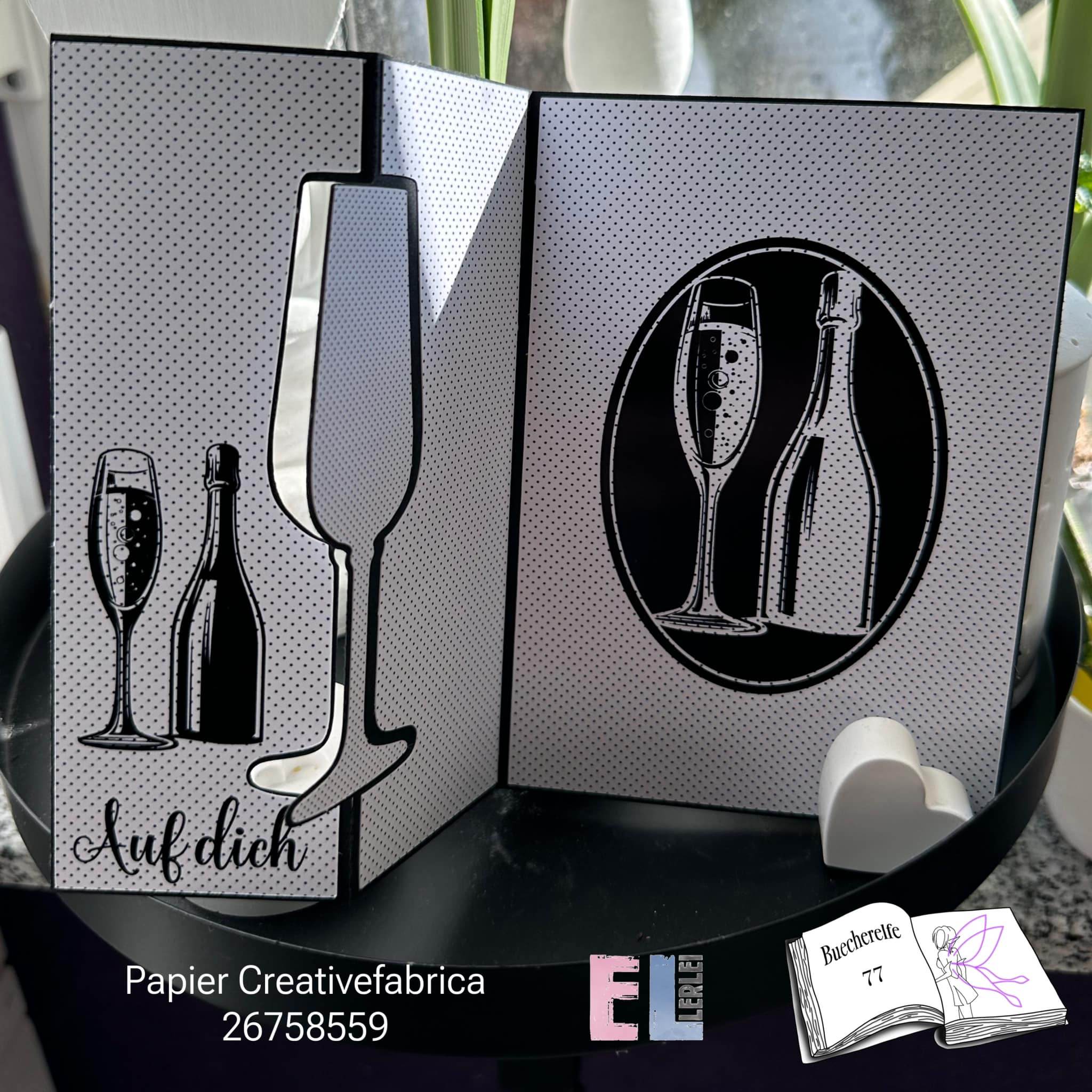 Plotterdatei Sekt Plotten, Sublimation, Drucken, Digistamp, - Sewando