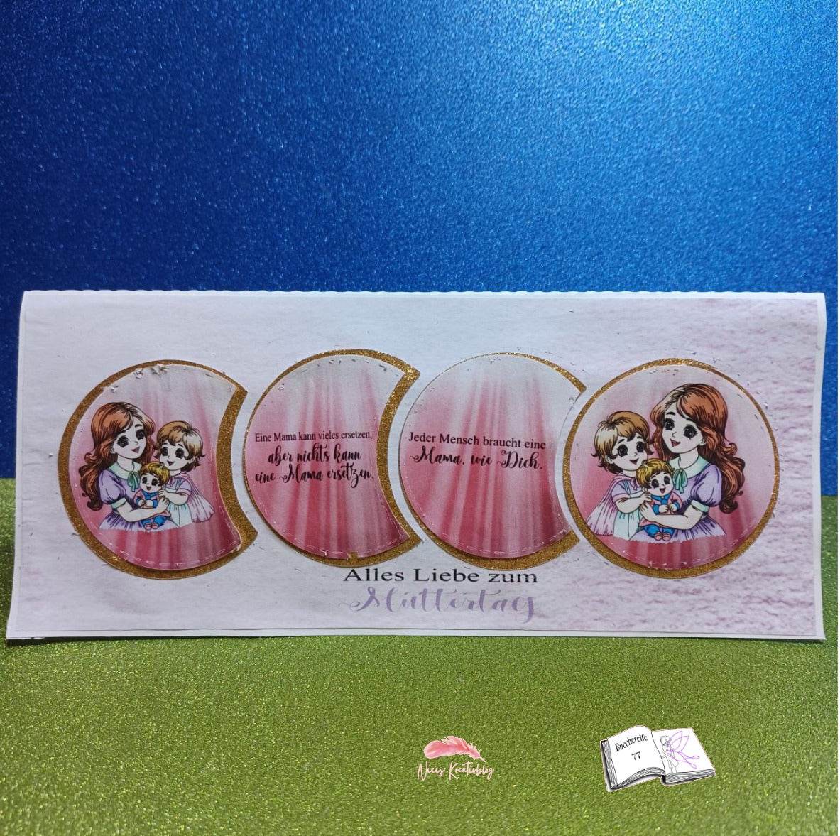 Digiset Mama ist die Beste, Plotterdatei, Sublimation, Digistamp, Digipaper - Sewando