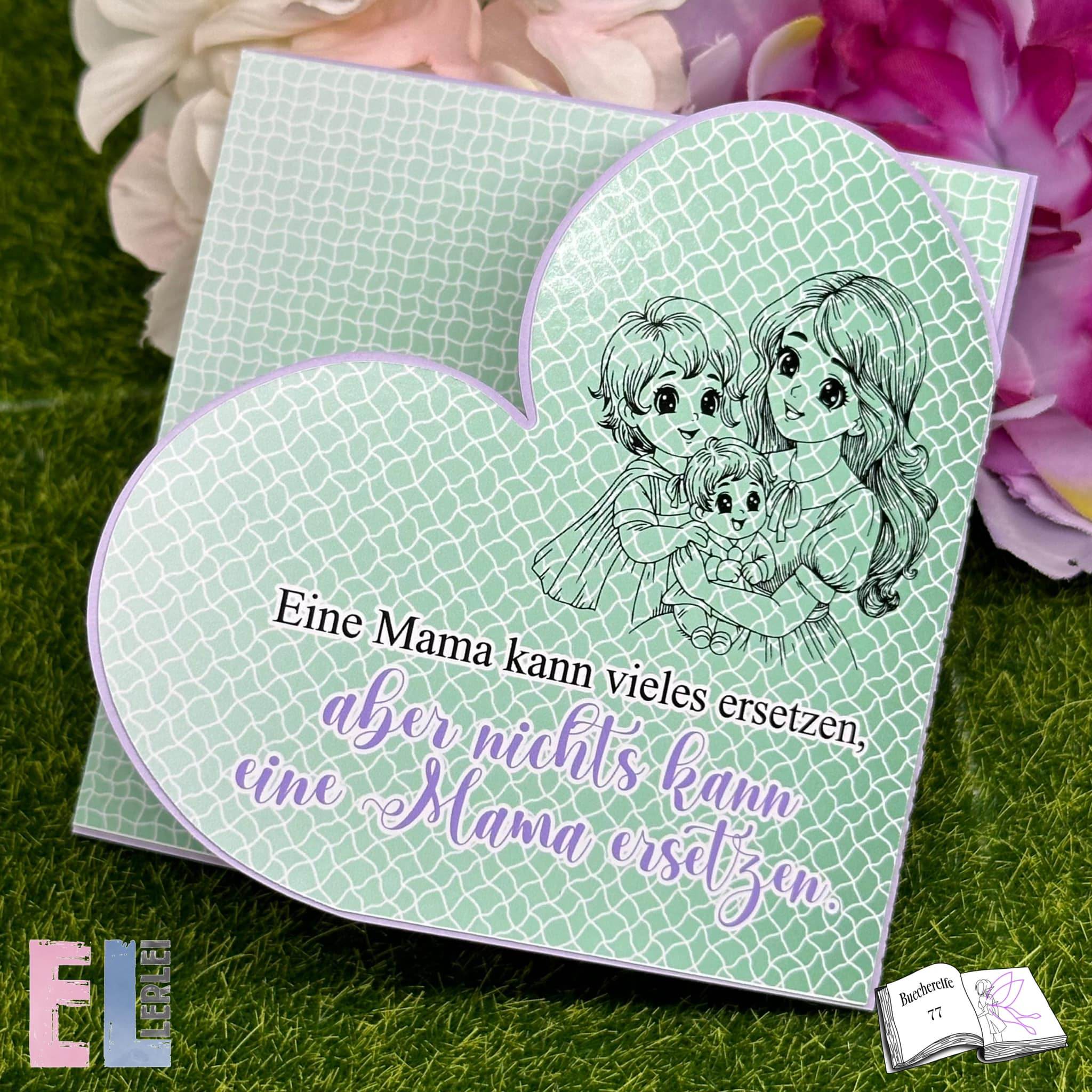 Digiset Mama ist die Beste, Plotterdatei, Sublimation, Digistamp, Digipaper - Sewando