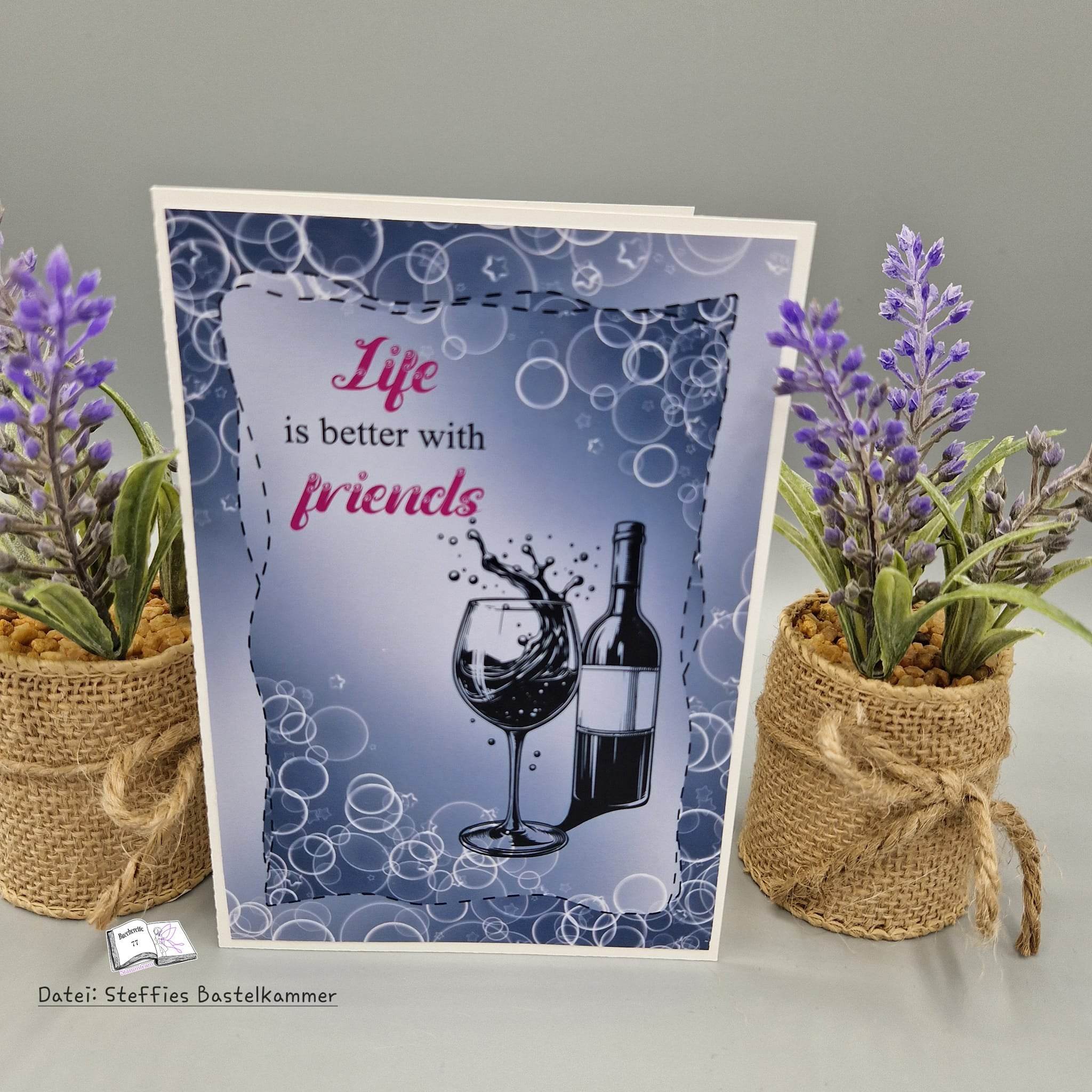Plotterdatei Wein Sublimation, Drucken, Digistamp, - Sewando