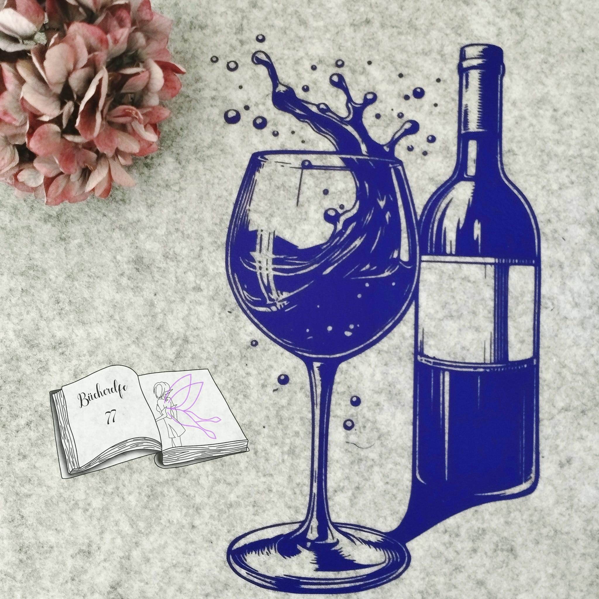 Plotterdatei Wein Sublimation, Drucken, Digistamp, - Sewando