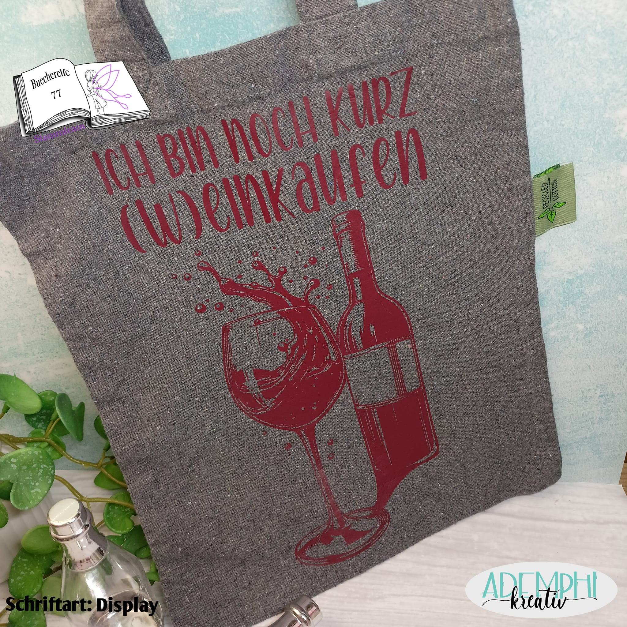 Plotterdatei Wein Sublimation, Drucken, Digistamp, - Sewando