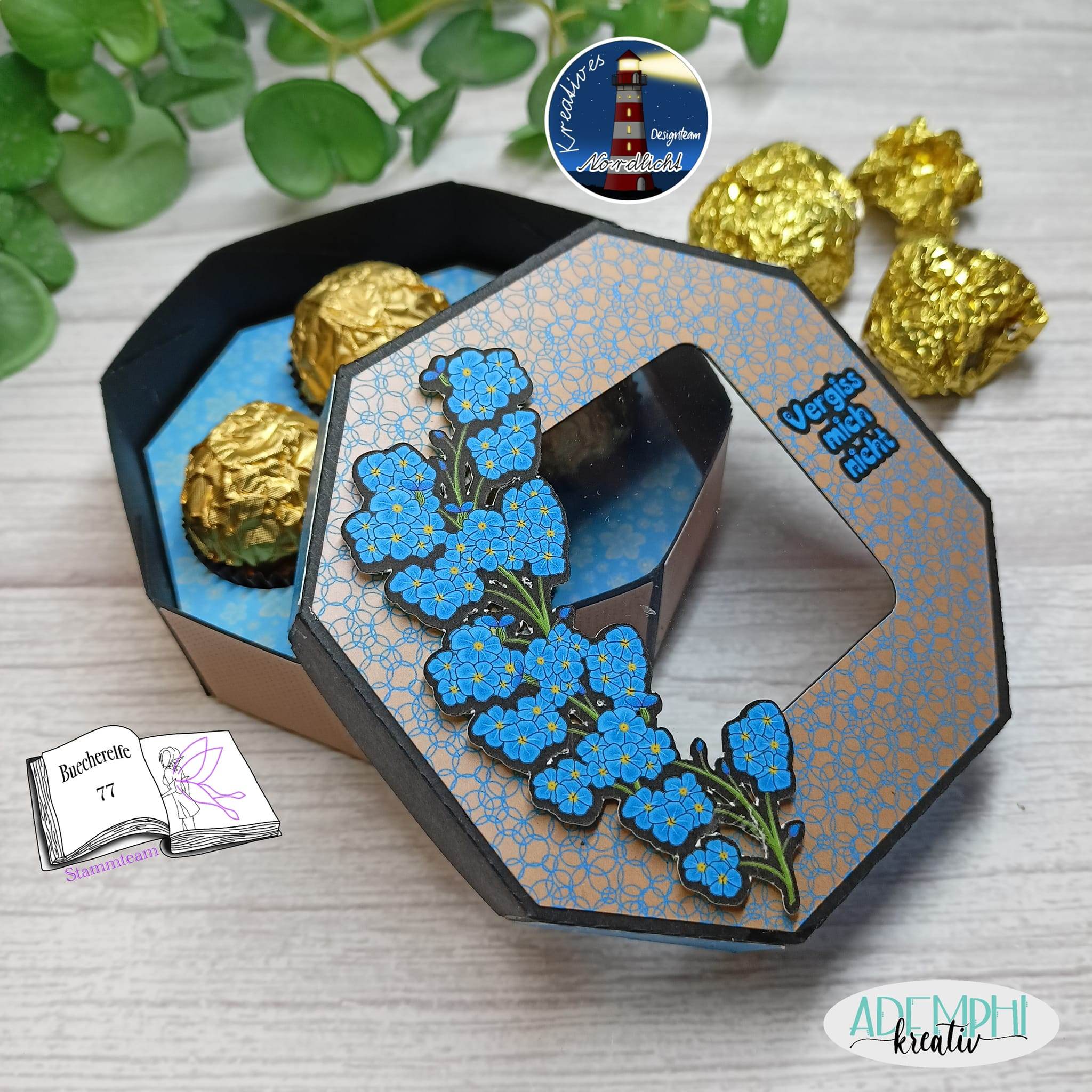 Digiset Vergissmeinnicht Plotten, Sublimation, Drucken, Digistamp, Digipaper ! - Sewando