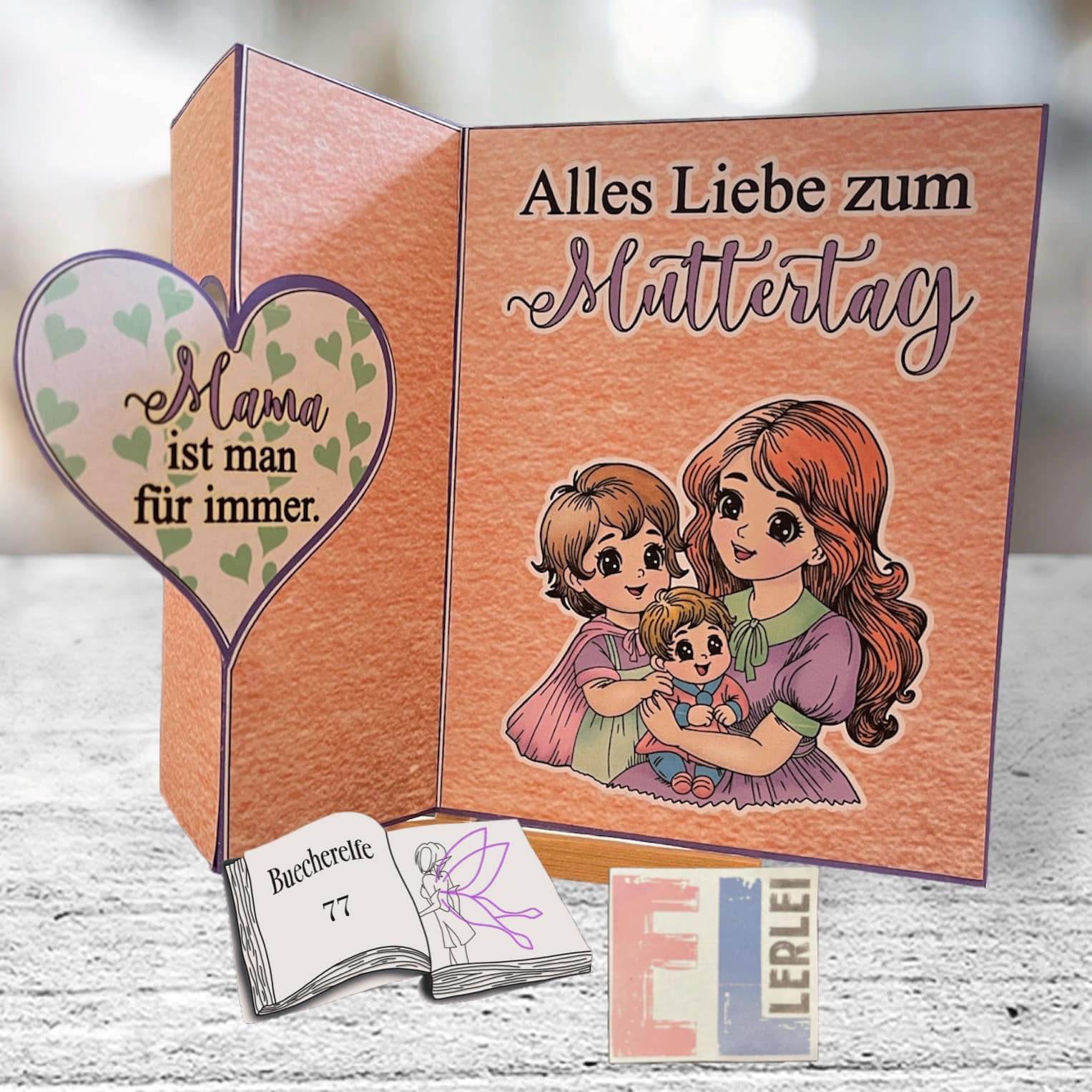 Digiset Mama ist die Beste, Plotterdatei, Sublimation, Digistamp, Digipaper - Sewando