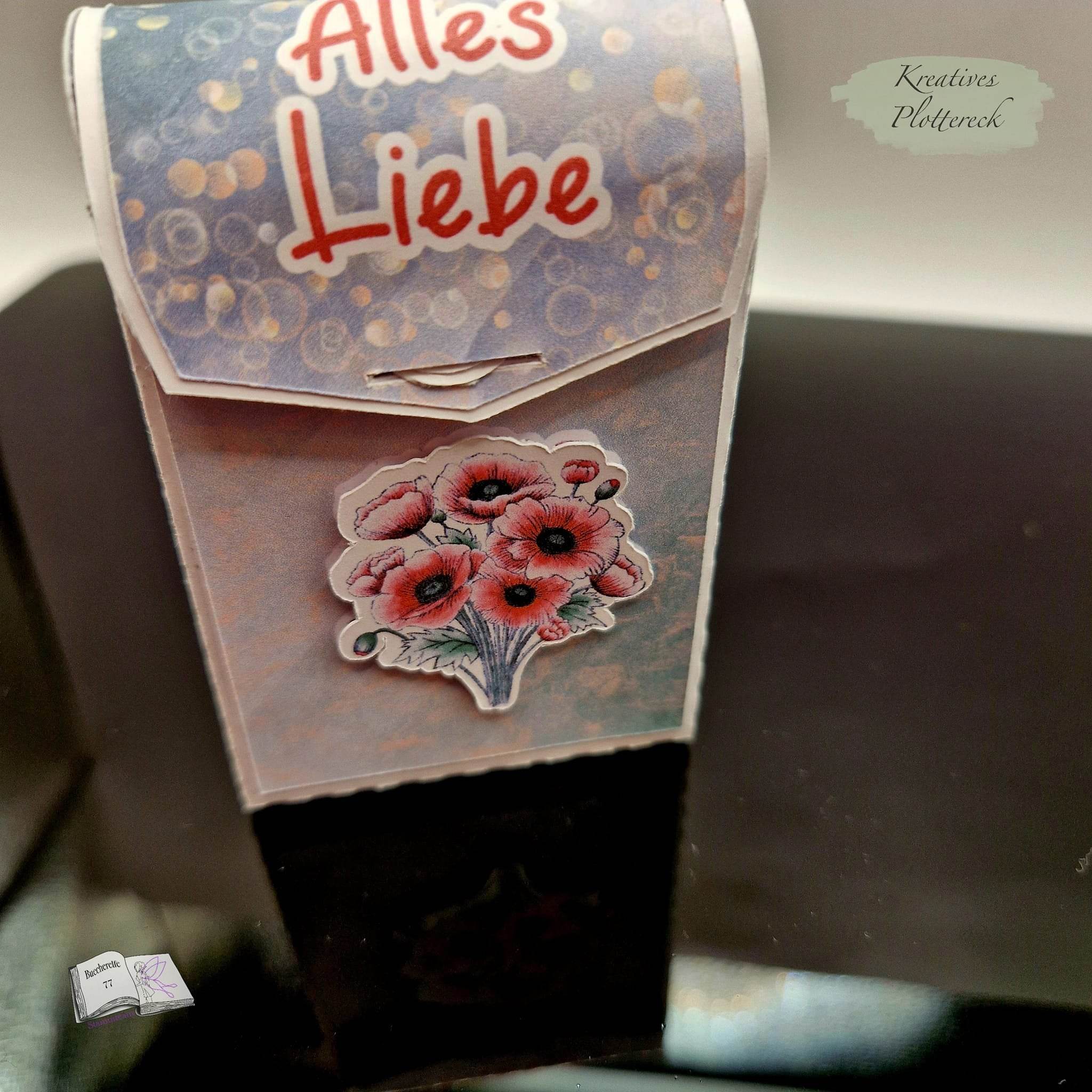 Digiset Mohnblumenstrauß, Plotterdatei, Sublimation, Digistamp, Digipaper - Sewando