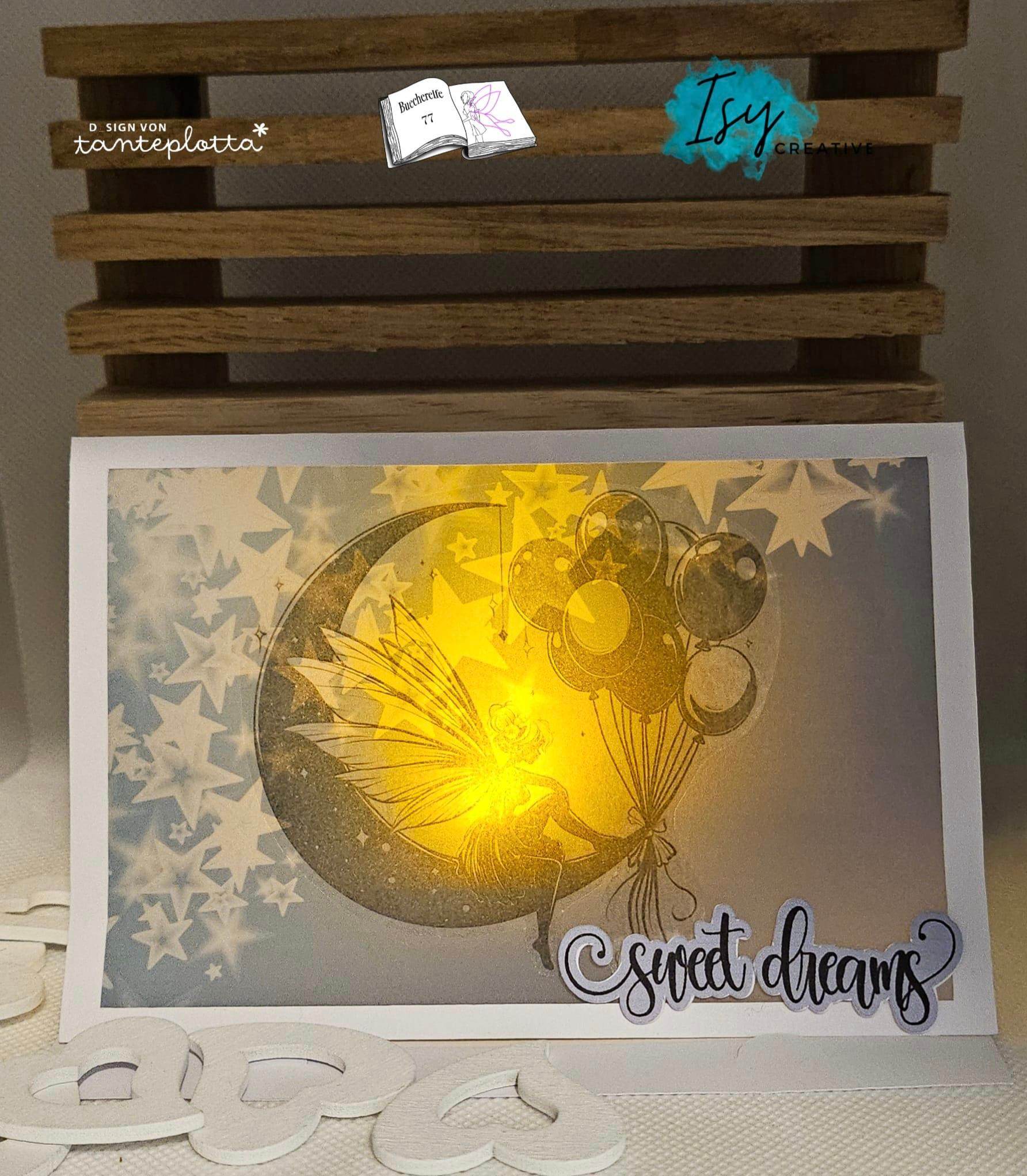 Digiset und Plott Fee Luna, Plotterdatei, Sublimation, Digistamp, Digipaper - Sewando