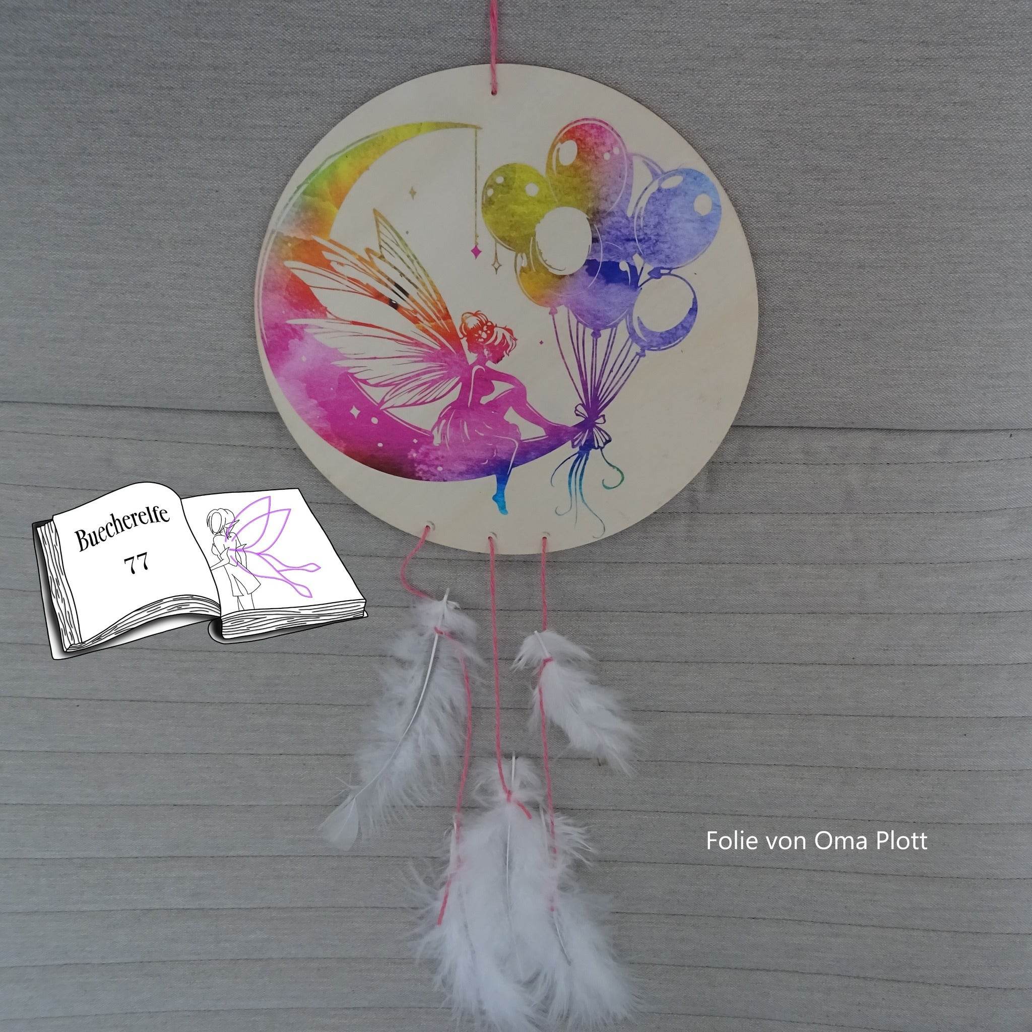 Plotterdatei Fee Luna Digiset, Sublimation, Digistamp, Digipaper - Sewando