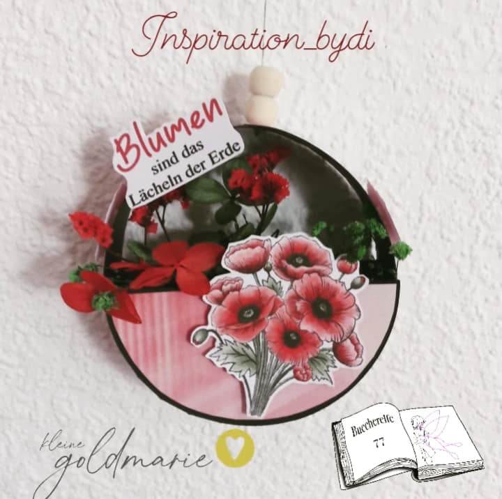Digiset Mohnblumenstrauß, Plotterdatei, Sublimation, Digistamp, Digipaper - Sewando