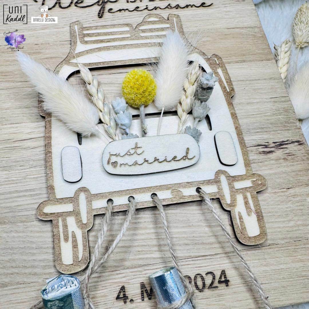 Laserdatei Hochzeitsauto - Sewando