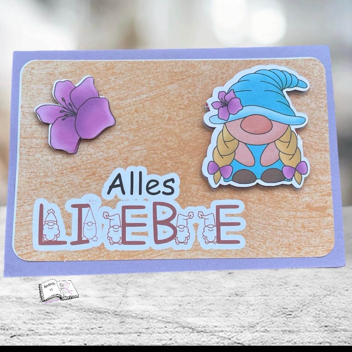 Digiset Blumenwichtel Plotterdatei, Sublimation, Digistamp, Digipaper - Sewando