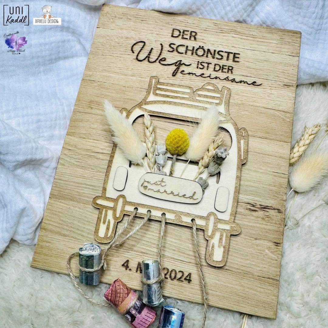 Laserdatei Hochzeitsauto - Sewando