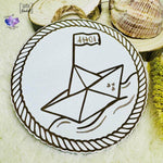 Laserdatei maritim Schiffchen - Sewando