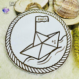 Laserdatei maritim Schiffchen - Sewando