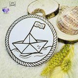 Laserdatei maritim Schiffchen - Sewando