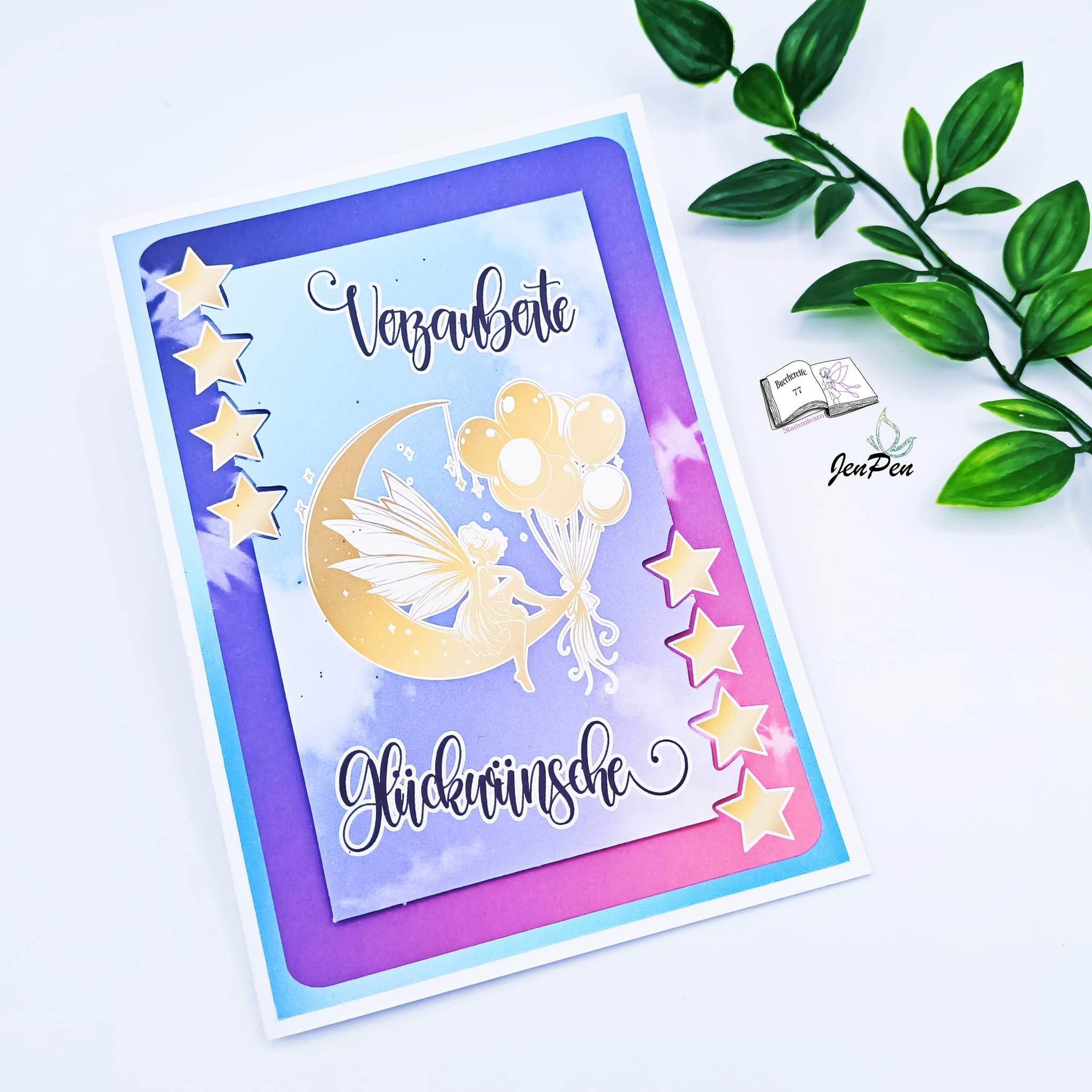 Digiset und Plott Fee Luna, Plotterdatei, Sublimation, Digistamp, Digipaper - Sewando