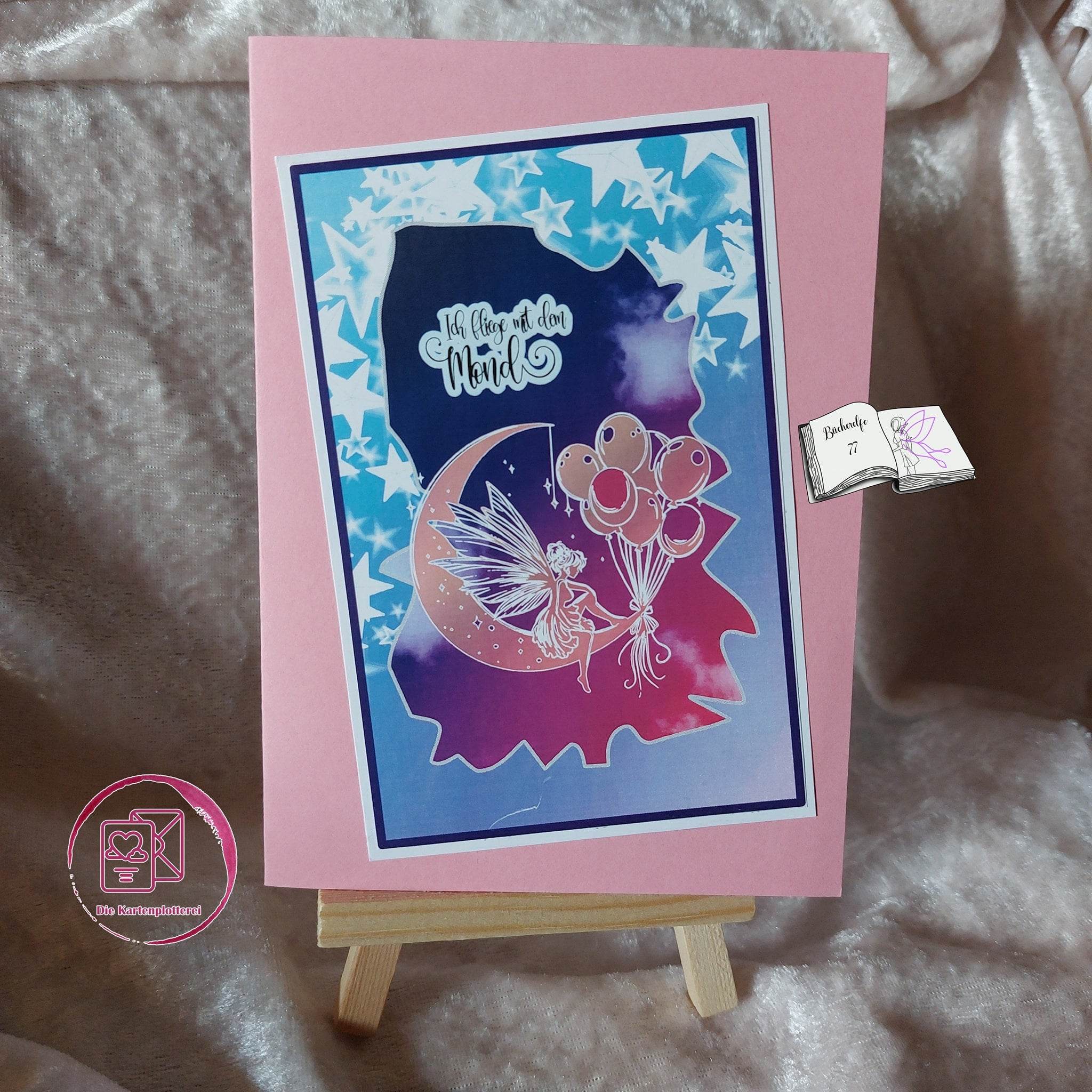 Digiset und Plott Fee Luna, Plotterdatei, Sublimation, Digistamp, Digipaper - Sewando