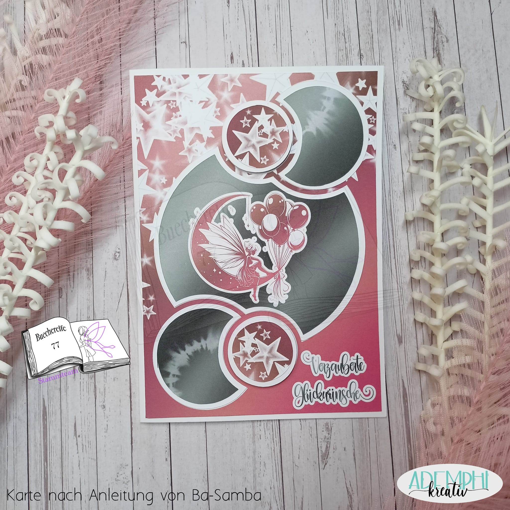 Digiset und Plott Fee Luna, Plotterdatei, Sublimation, Digistamp, Digipaper - Sewando