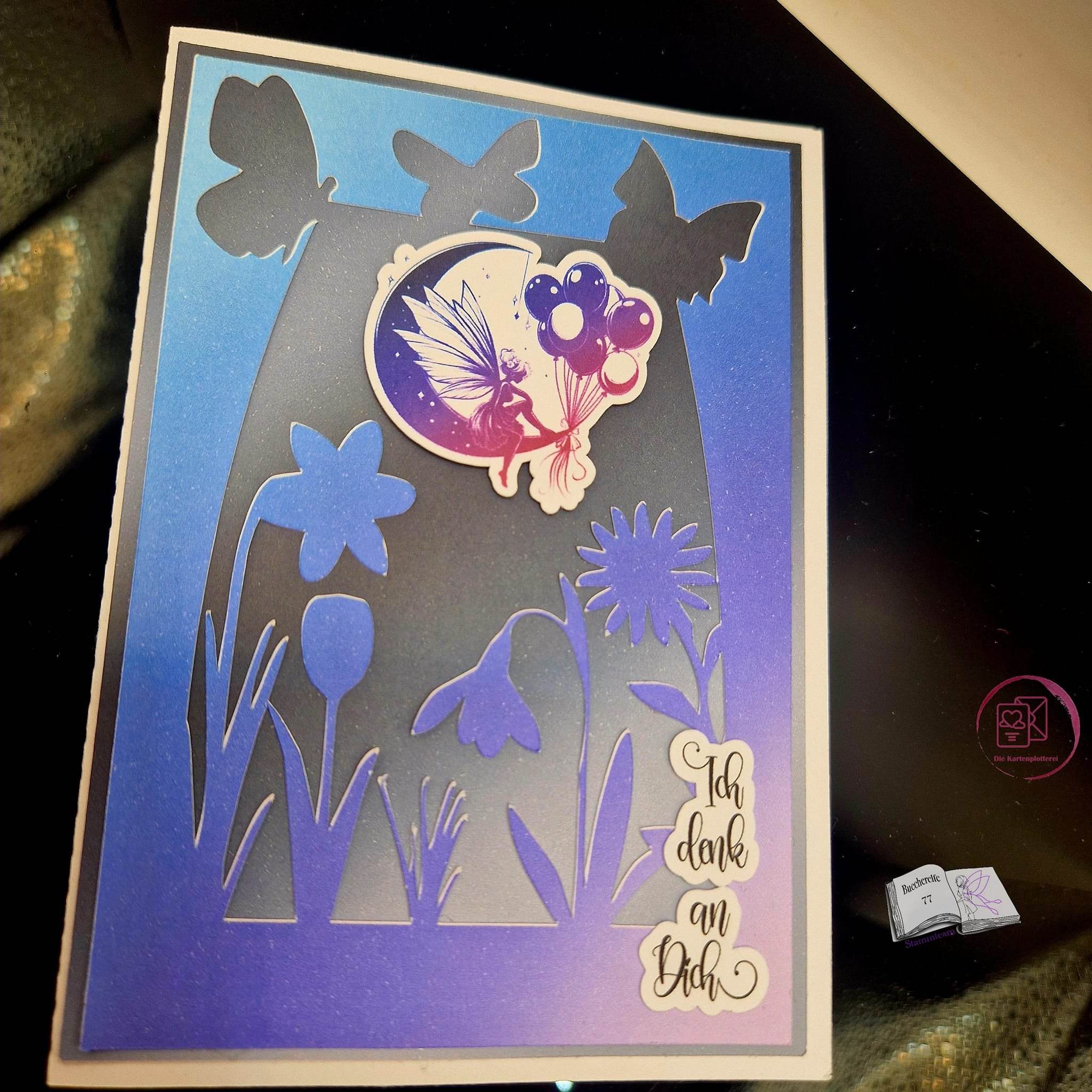 Digiset und Plott Fee Luna, Plotterdatei, Sublimation, Digistamp, Digipaper - Sewando