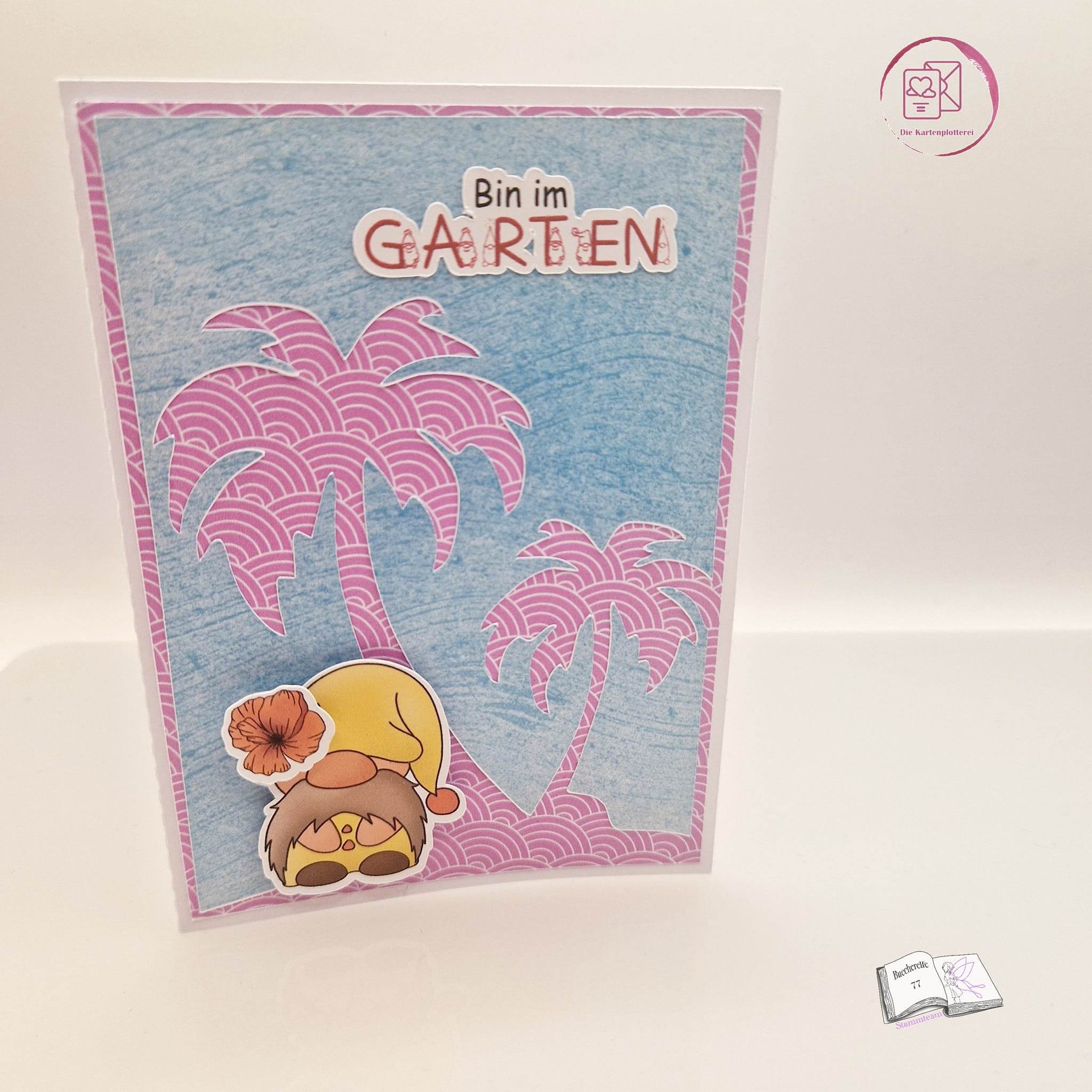 Digiset Blumenwichtel Plotterdatei, Sublimation, Digistamp, Digipaper - Sewando