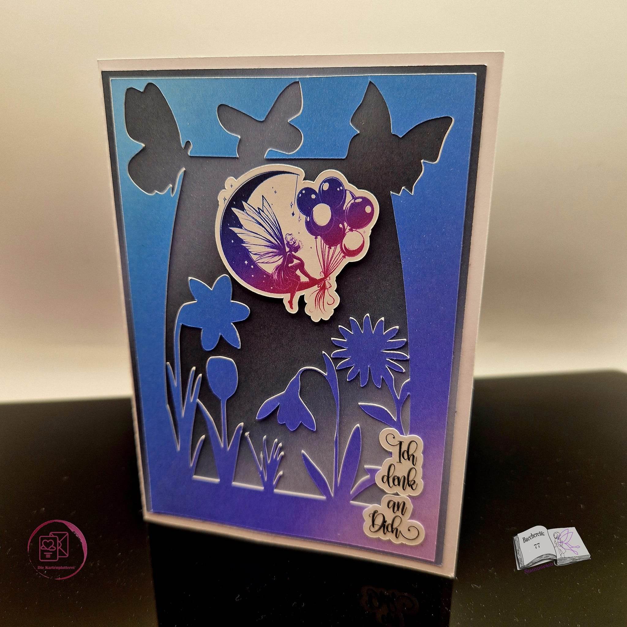 Digiset und Plott Fee Luna, Plotterdatei, Sublimation, Digistamp, Digipaper - Sewando