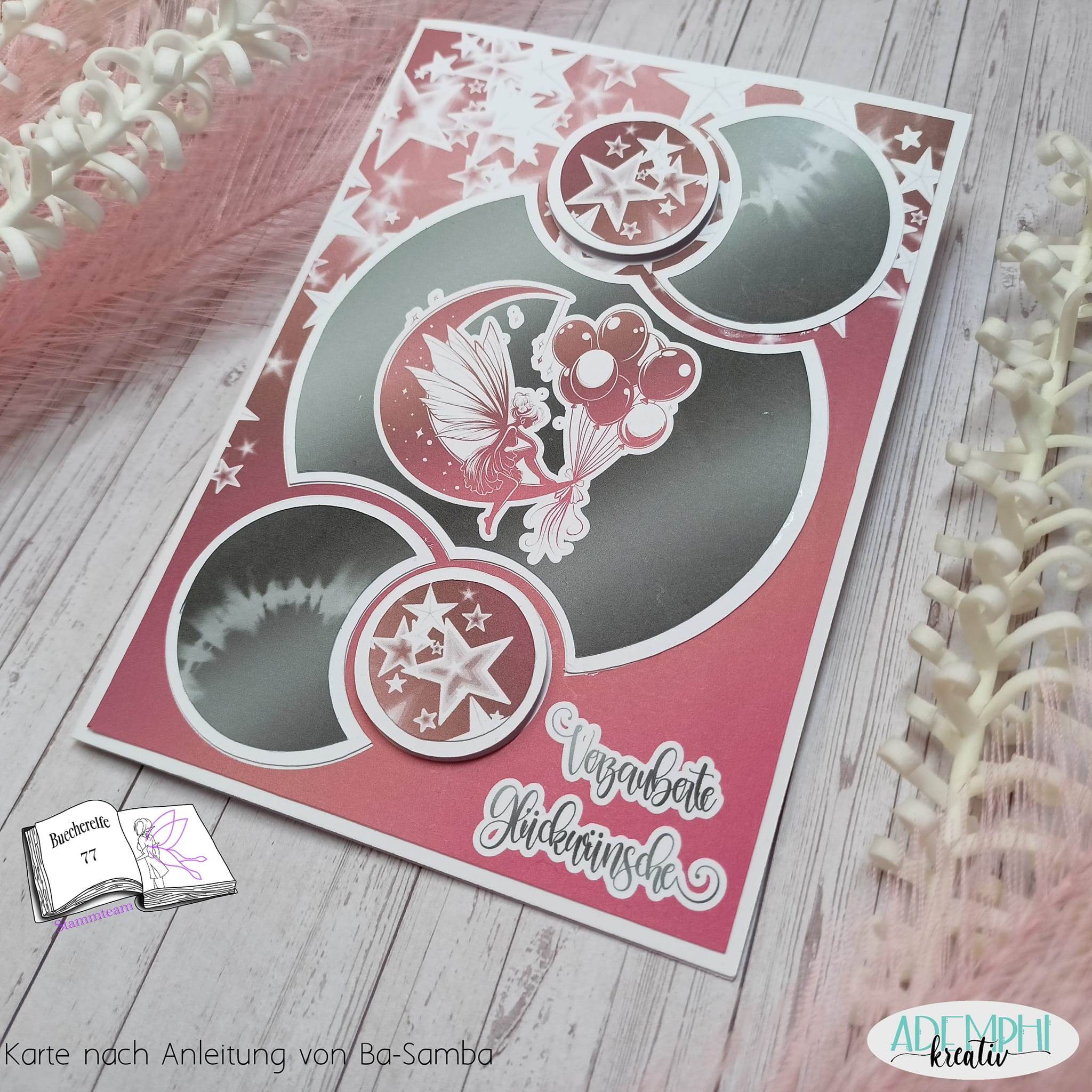 Digiset und Plott Fee Luna, Plotterdatei, Sublimation, Digistamp, Digipaper - Sewando